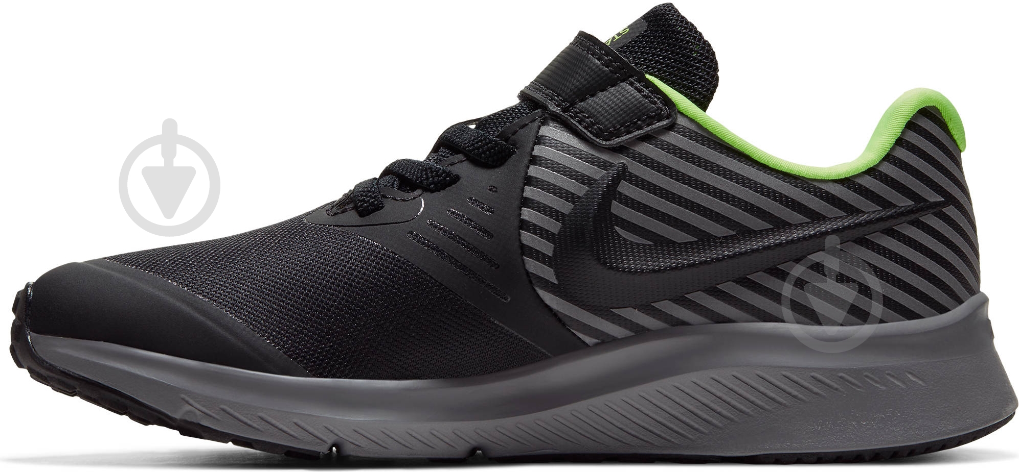 Кроссовки демисезонные Nike STAR RUNNER 2 HZ PSV CK1192-001 р.28 черные - фото 4