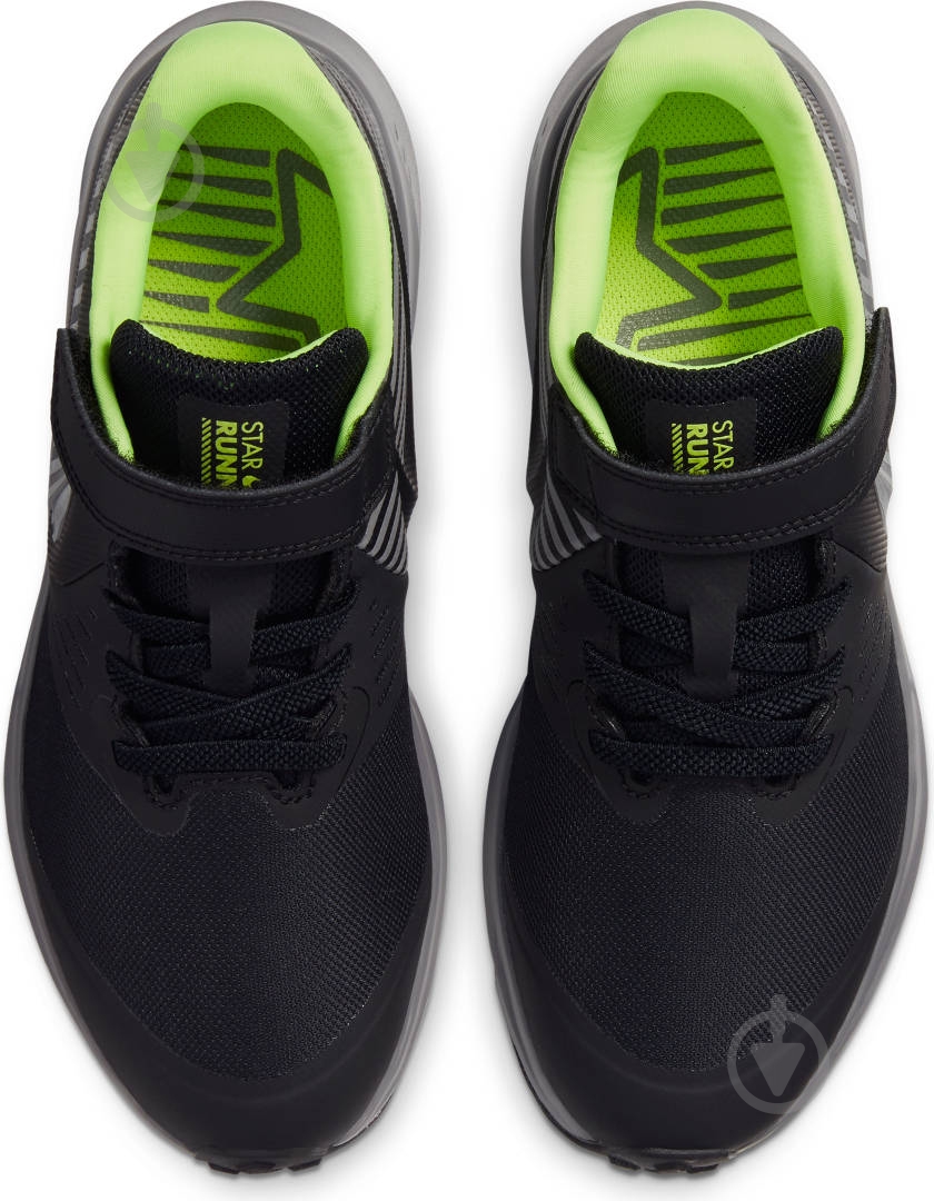 Кроссовки демисезонные Nike STAR RUNNER 2 HZ PSV CK1192-001 р.28 черные - фото 5