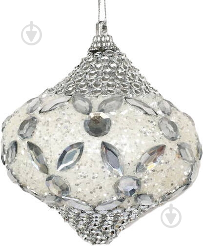 Подвеска Юла сетка с камешков 8 см - фото 1 Подвеска Юла сетка с камешков 8 см - фото 1