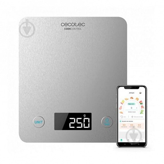 Весы кухонные CECOTEC CookControl 10000 Connected - фото 1 Весы кухонные CECOTEC CookControl 10000 Connected - фото 1
