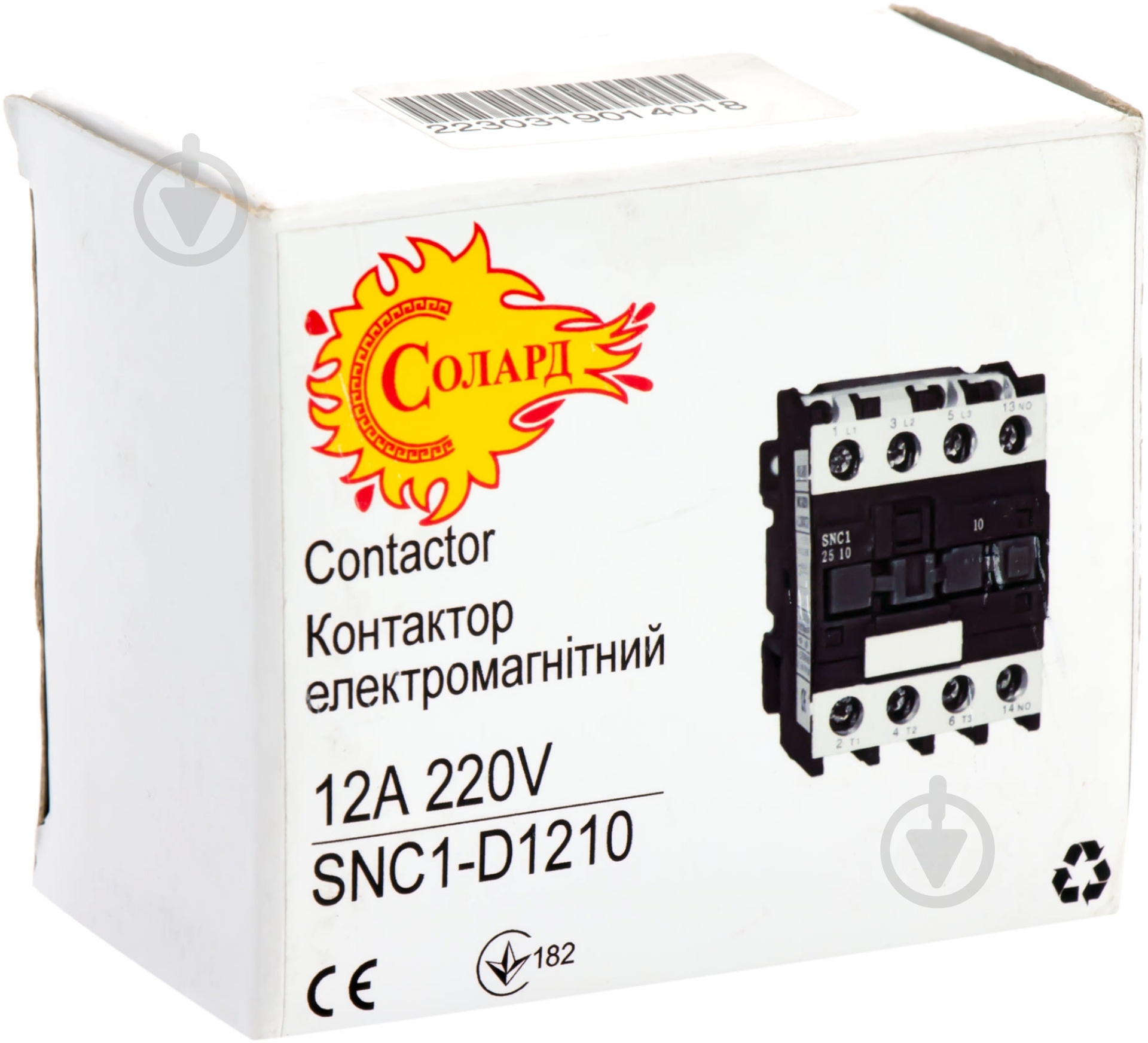 Контактор  Phoenix 12 A 220 В 50 Гц SNC1-1210 - фото 2
