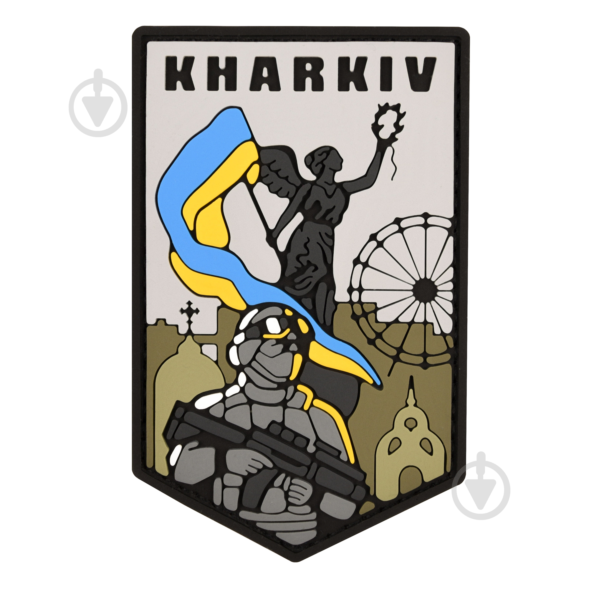 Патчі Brand Element ПВХ (шеврон) "Харків - місто Героїв", 8*5см - фото 1