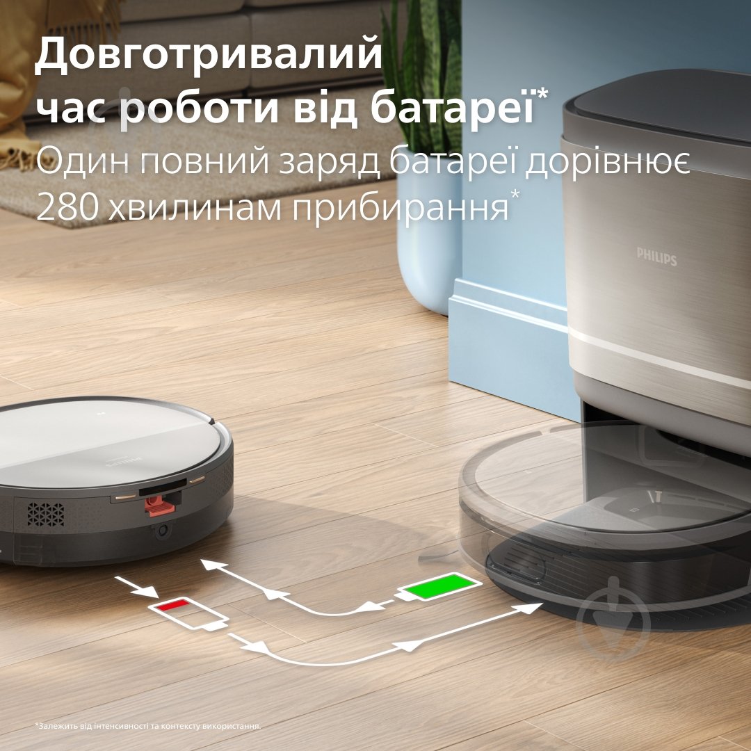 Робот-пылесос моющий Philips XU9100/10 - фото 11 Робот-пылесос моющий Philips XU9100/10 - фото 11