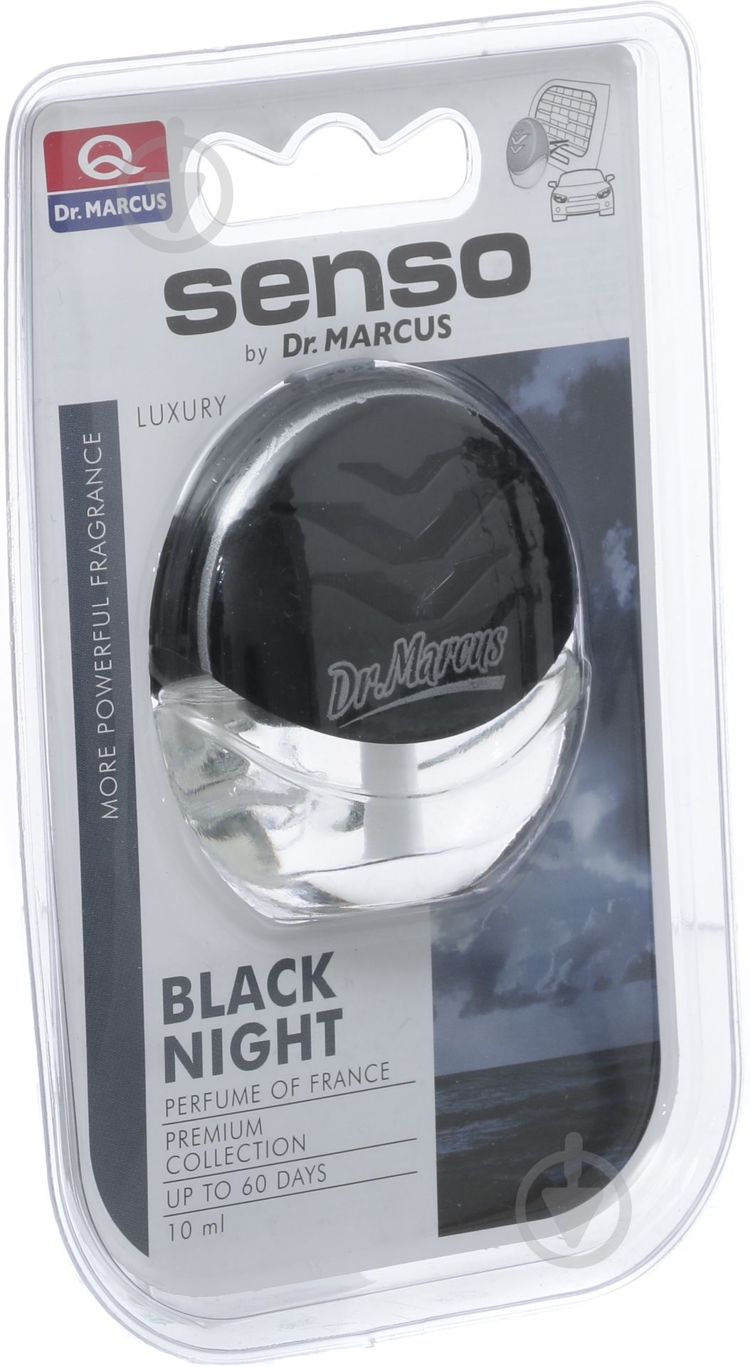 Ароматизатор на панель приборов  DR. MARCUS SENSO LUXURY black - фото 2