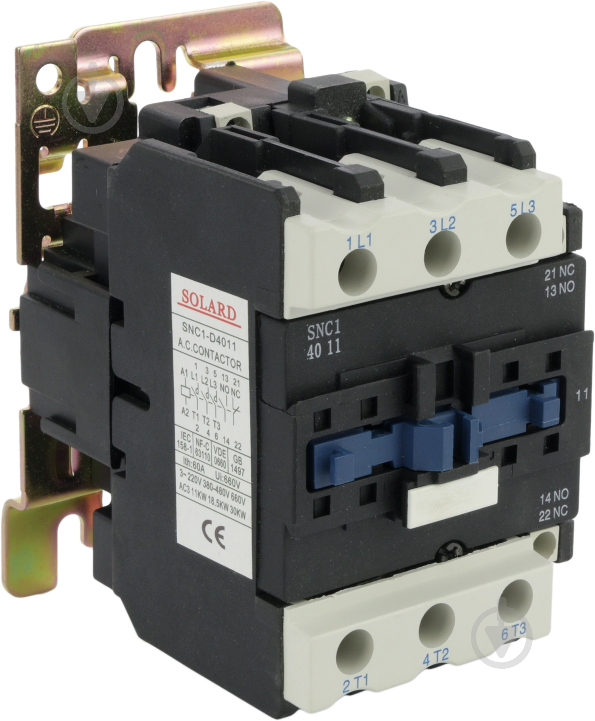 Контактор  Phoenix 40 A 220 В 50 Гц SNC1-4011 - фото 1