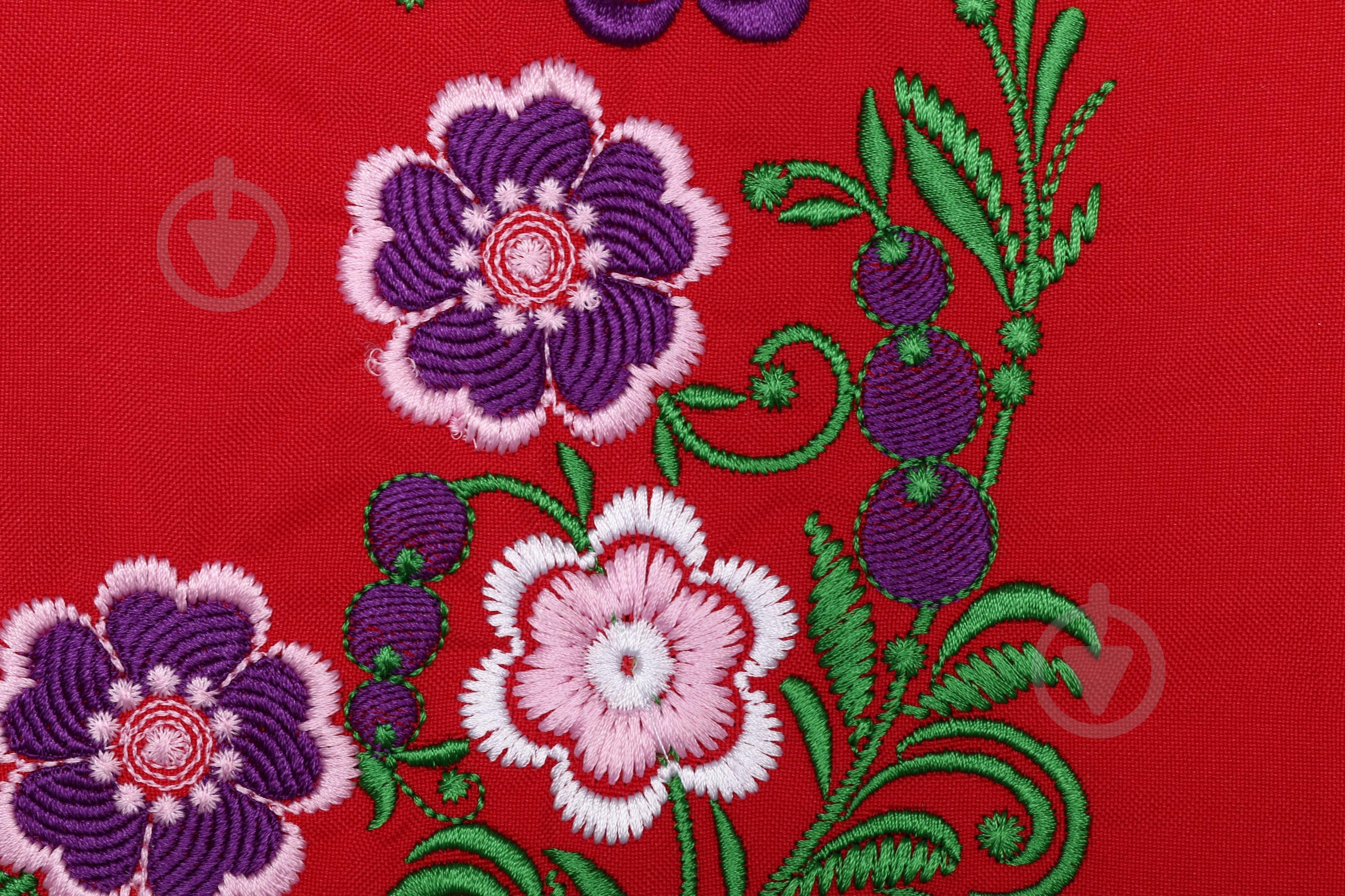 Спідниця для дівчаток плахта з вишивкою Україна р.128-134 червоний С002Д - фото 3 Спідниця для дівчаток плахта з вишивкою Україна р.128-134 червоний С002Д - фото 3