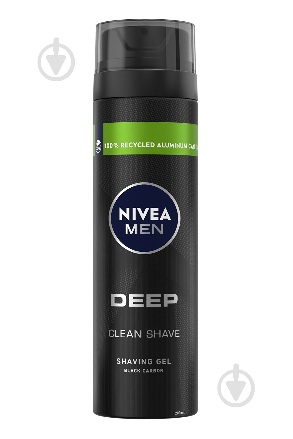 Гель для бритья Nivea MEN Ultra с активным углем 200 мл - фото 1