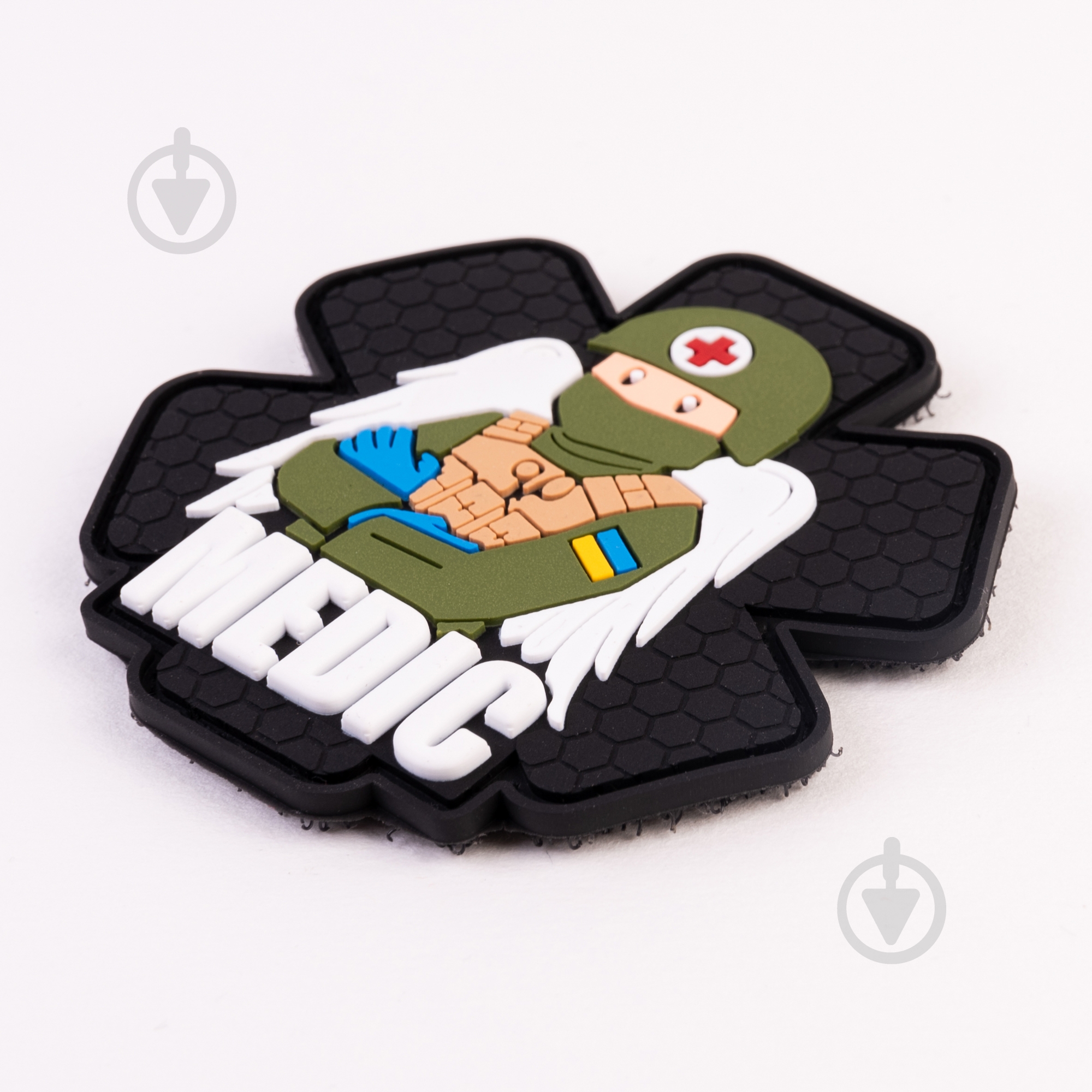 Патчи Brand Element ПВХ (шеврон) "Медик" черный, 7*7см - фото 2