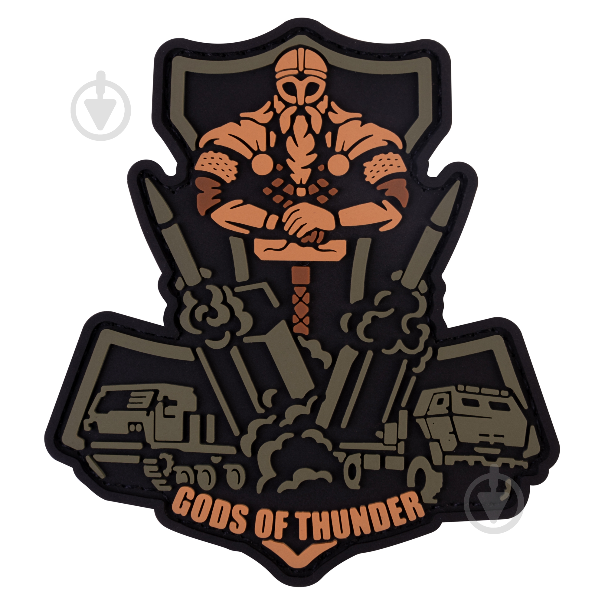 Патчи Brand Element ПВХ (шеврон) "Боги грома", 7,5*8,5см - фото 1 Патчи Brand Element ПВХ (шеврон) "Боги грома", 7,5*8,5см - фото 1