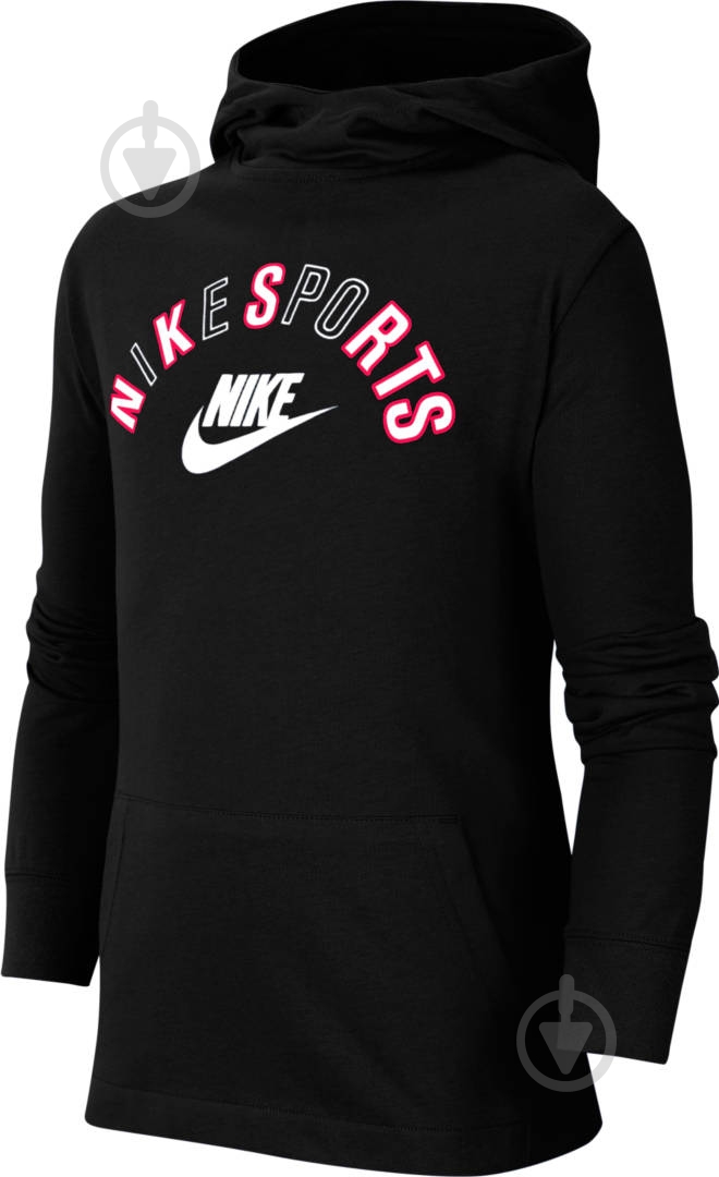 Джемпер Nike B NSW RTL GOOD JSY HD CK1336-010 черный - фото 1 Джемпер Nike B NSW RTL GOOD JSY HD CK1336-010 черный - фото 1