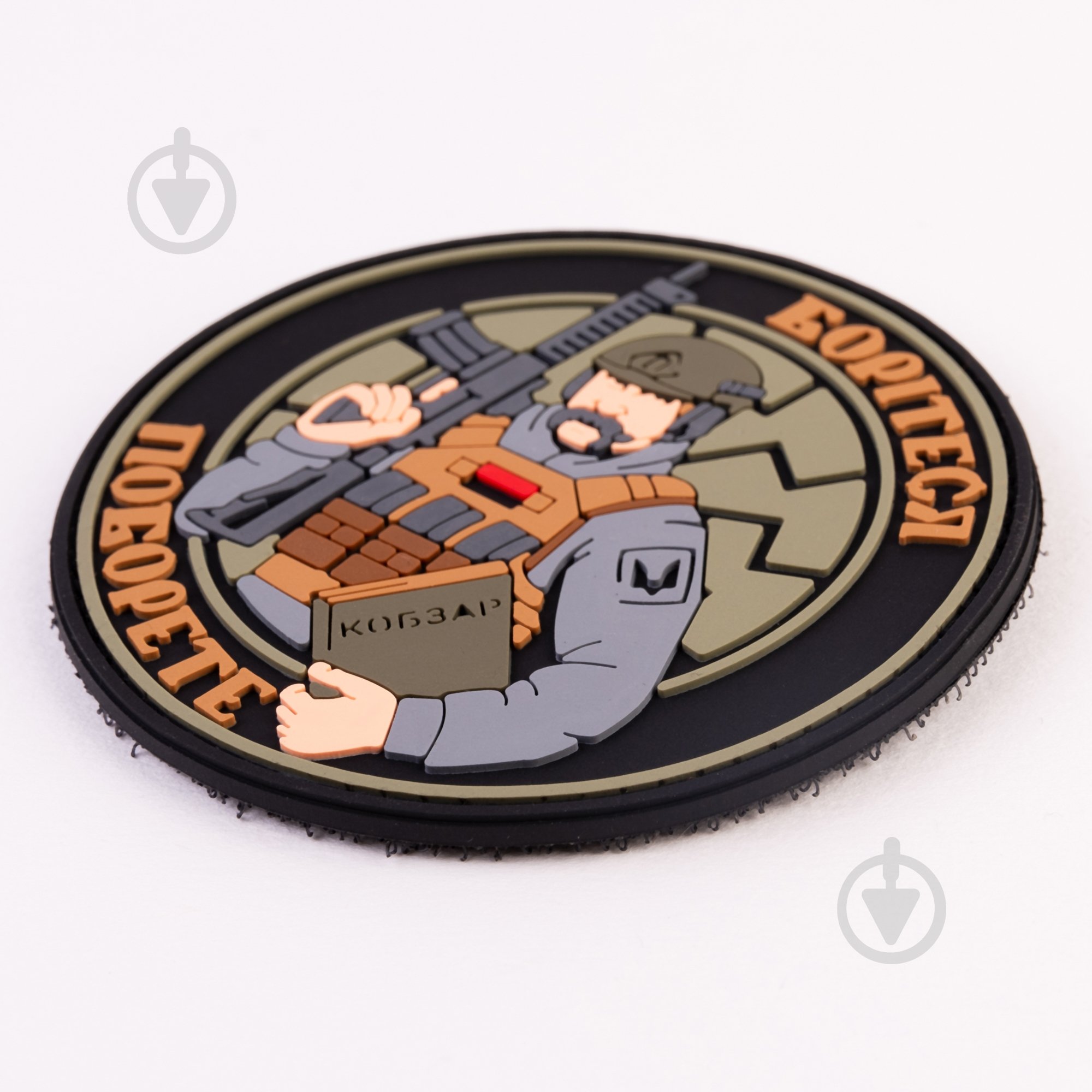 Патчи Brand Element ПВХ (шеврон) "Кобзарь" круглый, 7см - фото 2 Патчи Brand Element ПВХ (шеврон) "Кобзарь" круглый, 7см - фото 2