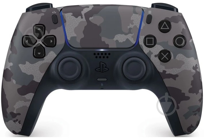 Геймпад беспроводной Sony DualSense (PS5) grey camo - фото 1