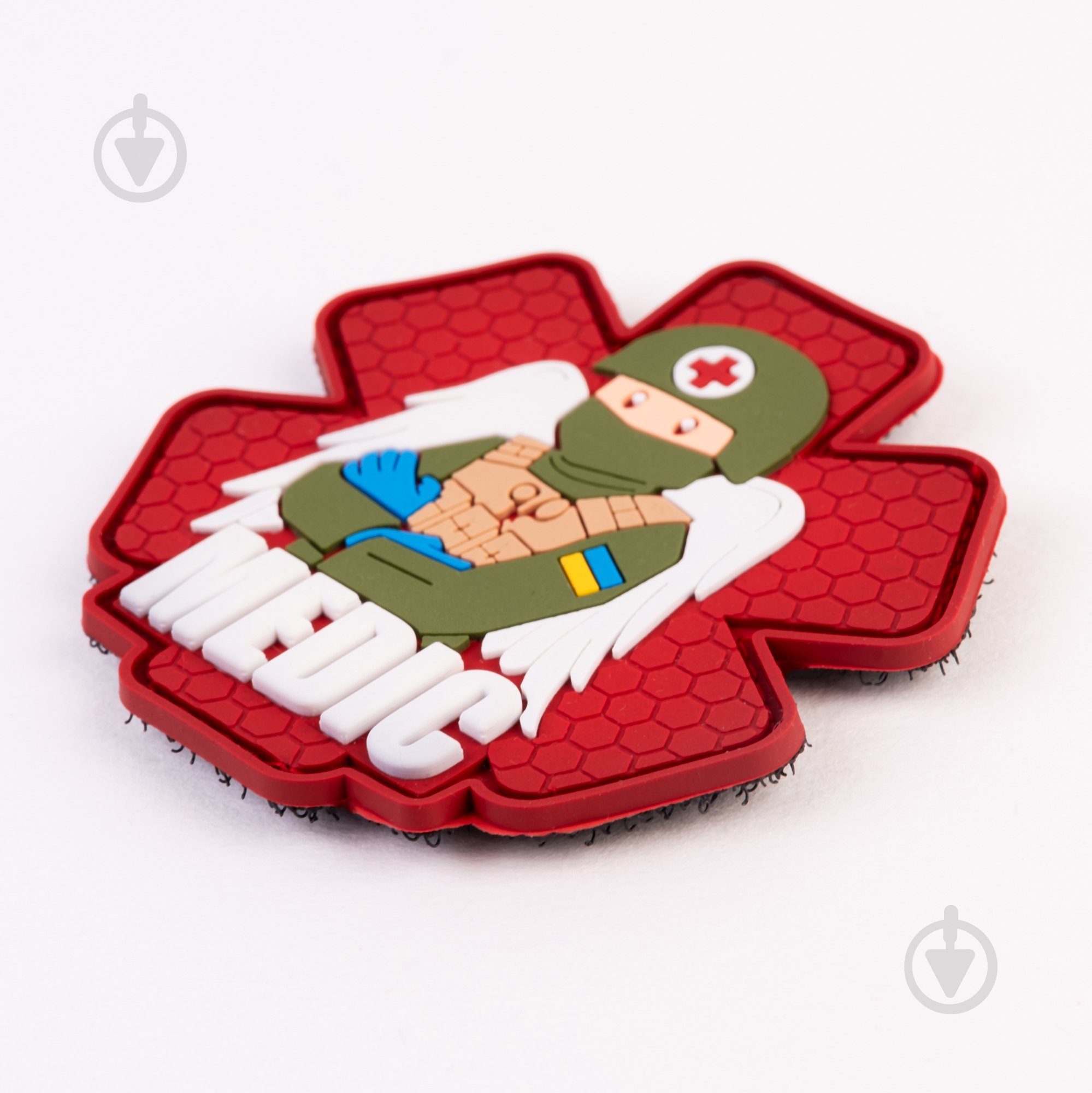 Патчи Brand Element ПВХ (шеврон) "Медик" красный, 7*7см - фото 2