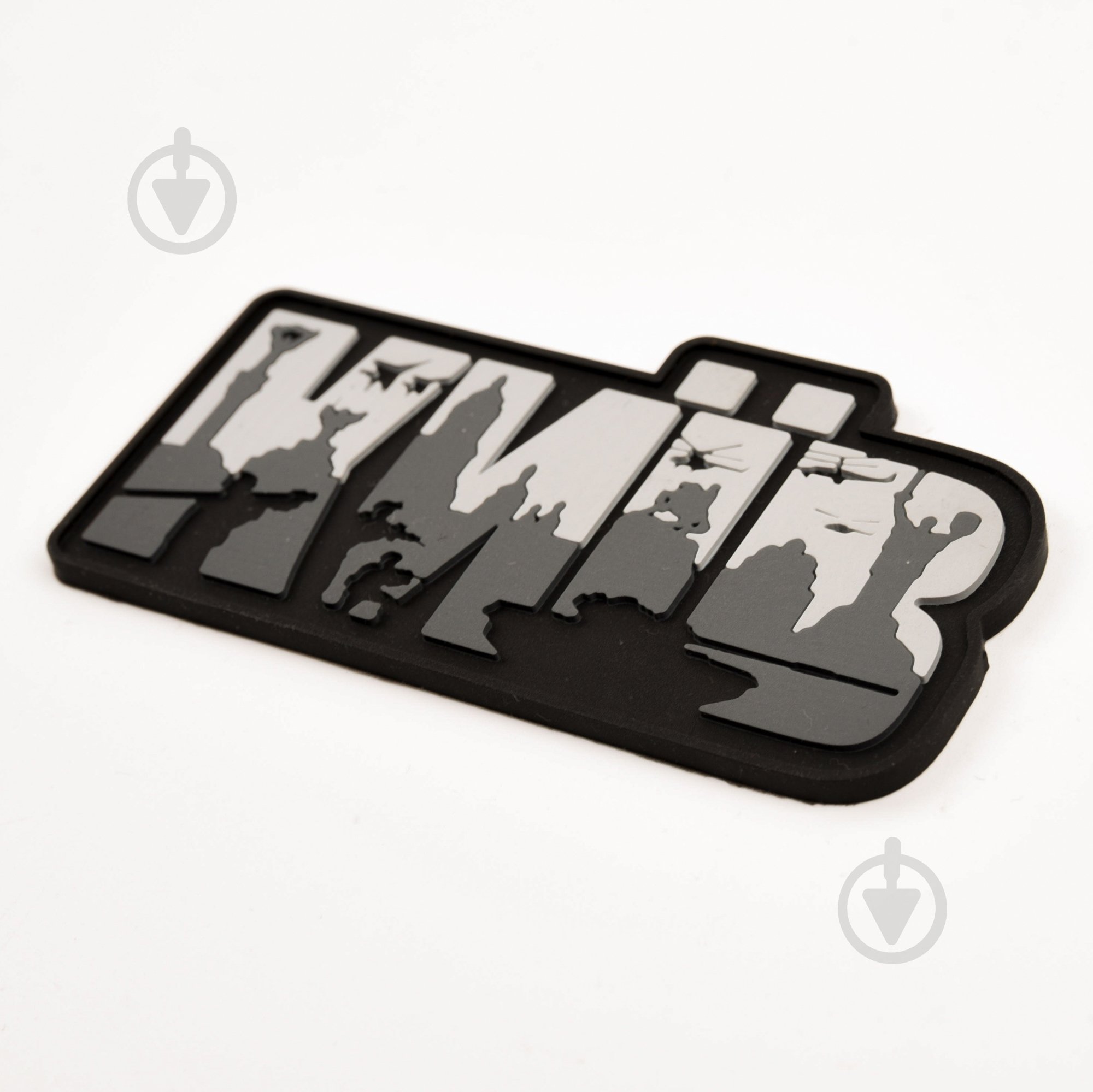 Патчи Brand Element ПВХ (шеврон) "Киев" серый, 8*5см - фото 2 Патчи Brand Element ПВХ (шеврон) "Киев" серый, 8*5см - фото 2