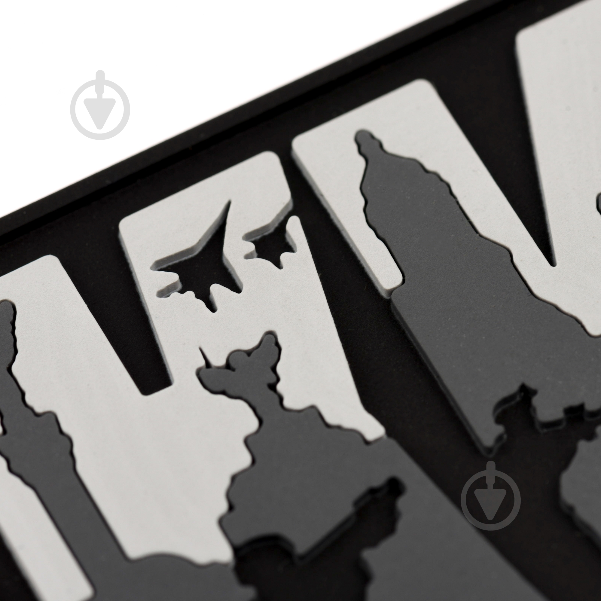 Патчи Brand Element ПВХ (шеврон) "Киев" серый, 8*5см - фото 3 Патчи Brand Element ПВХ (шеврон) "Киев" серый, 8*5см - фото 3