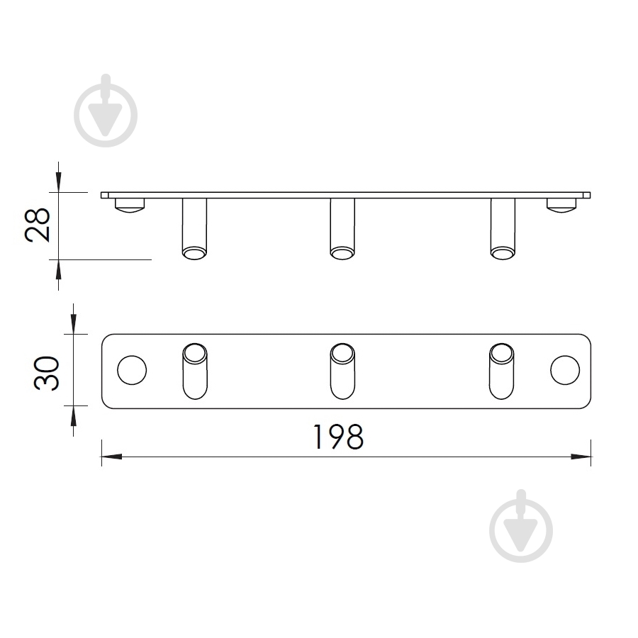 Планка с крючками Imprese 100111 - фото 3