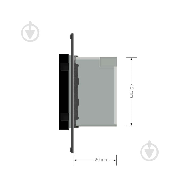 Механизм сенсорного терморегулятора Livolo C7-01TM2-12 - фото 6 Механизм сенсорного терморегулятора Livolo C7-01TM2-12 - фото 6