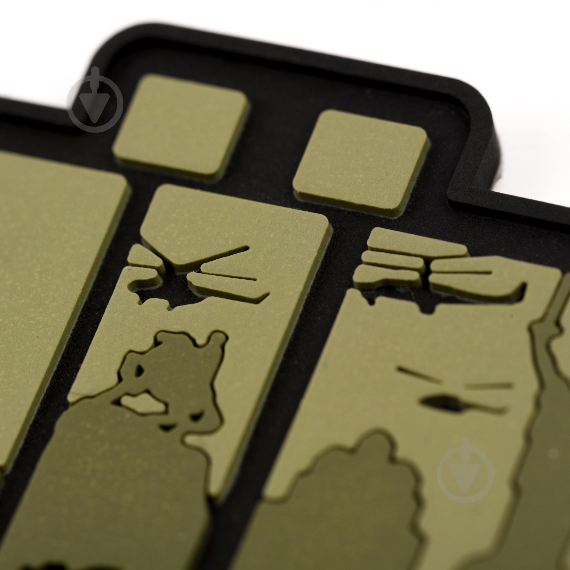 Патчи Brand Element ПВХ (шеврон) "Киев" олива, 8*5см - фото 3