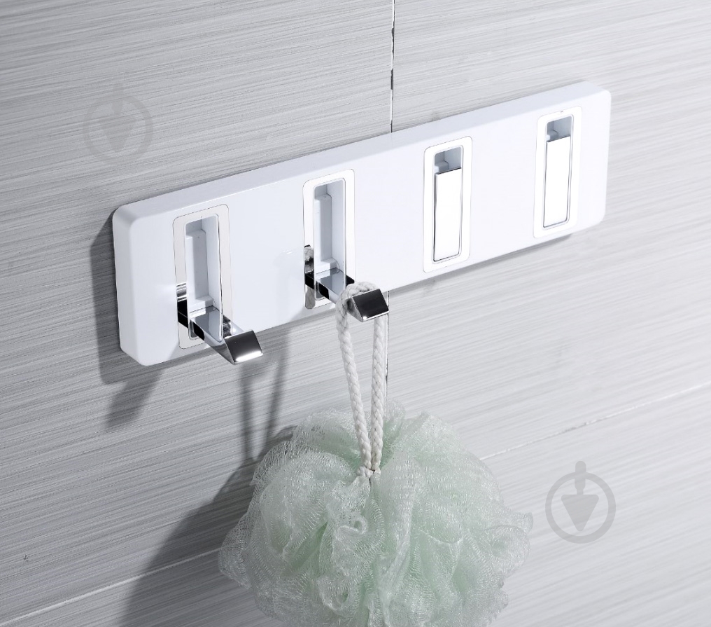 Вешалка YACORE Fab с откидными крючками 9900-4 WC - фото 1 Вешалка YACORE Fab с откидными крючками 9900-4 WC - фото 1
