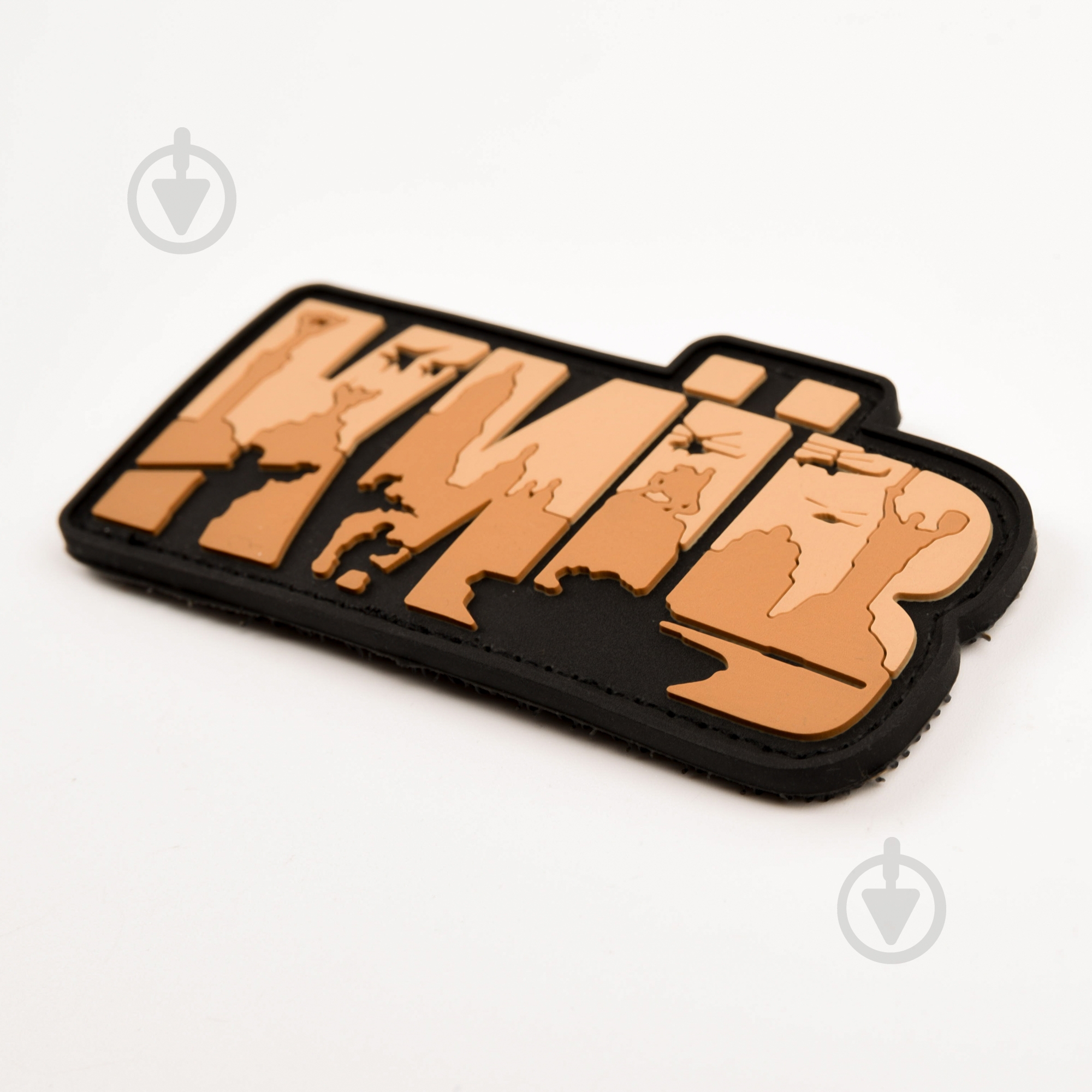 Патчи Brand Element ПВХ (шеврон) "Киев" койот, 8*5см - фото 2