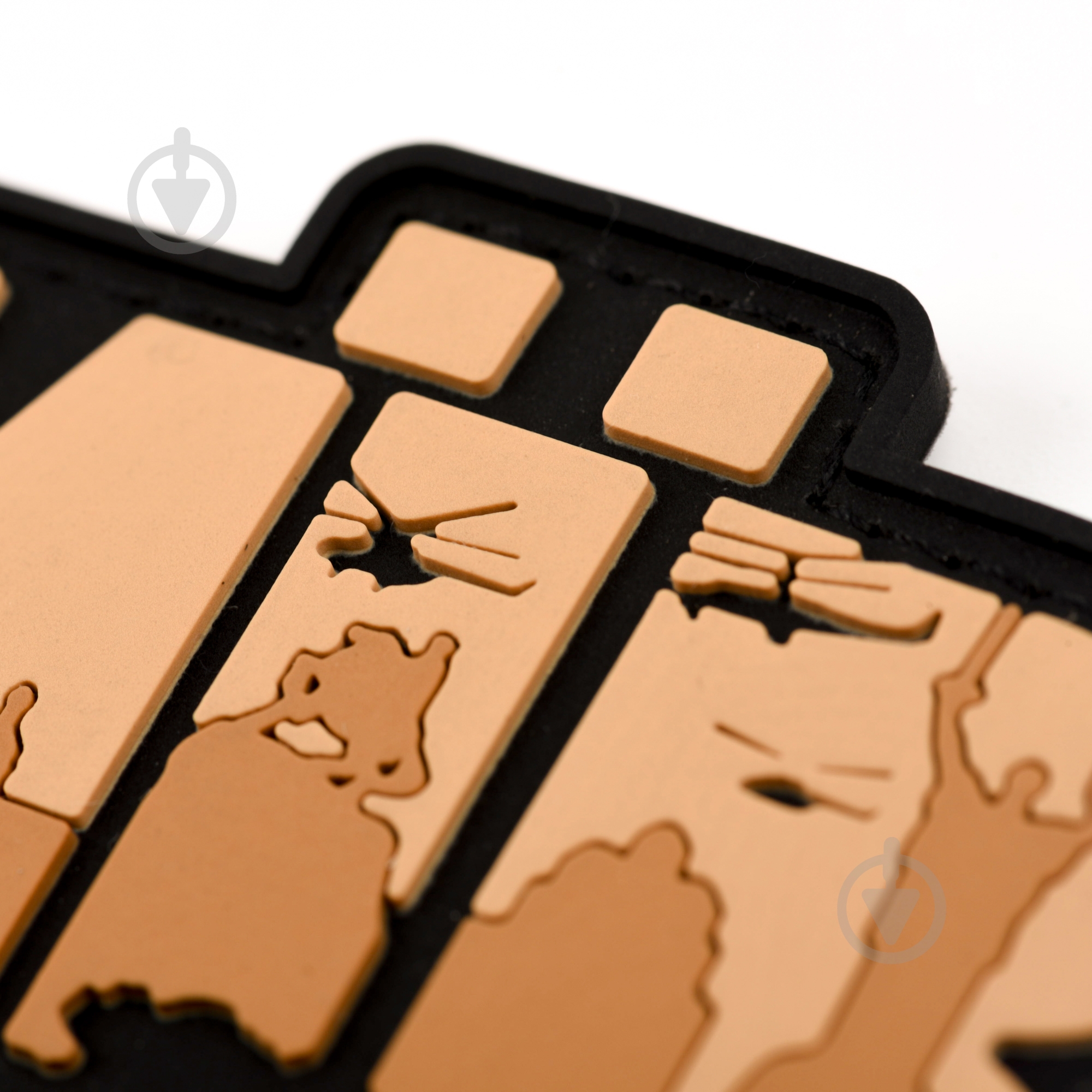 Патчи Brand Element ПВХ (шеврон) "Киев" койот, 8*5см - фото 4