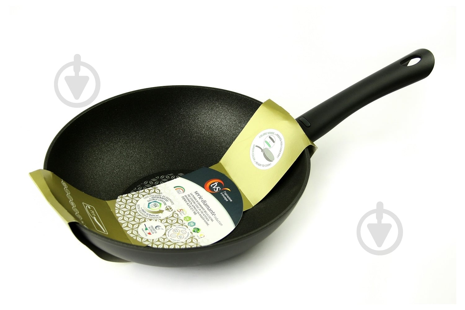 Сковорода wok TVS Diamante Induction 28 см - фото 3