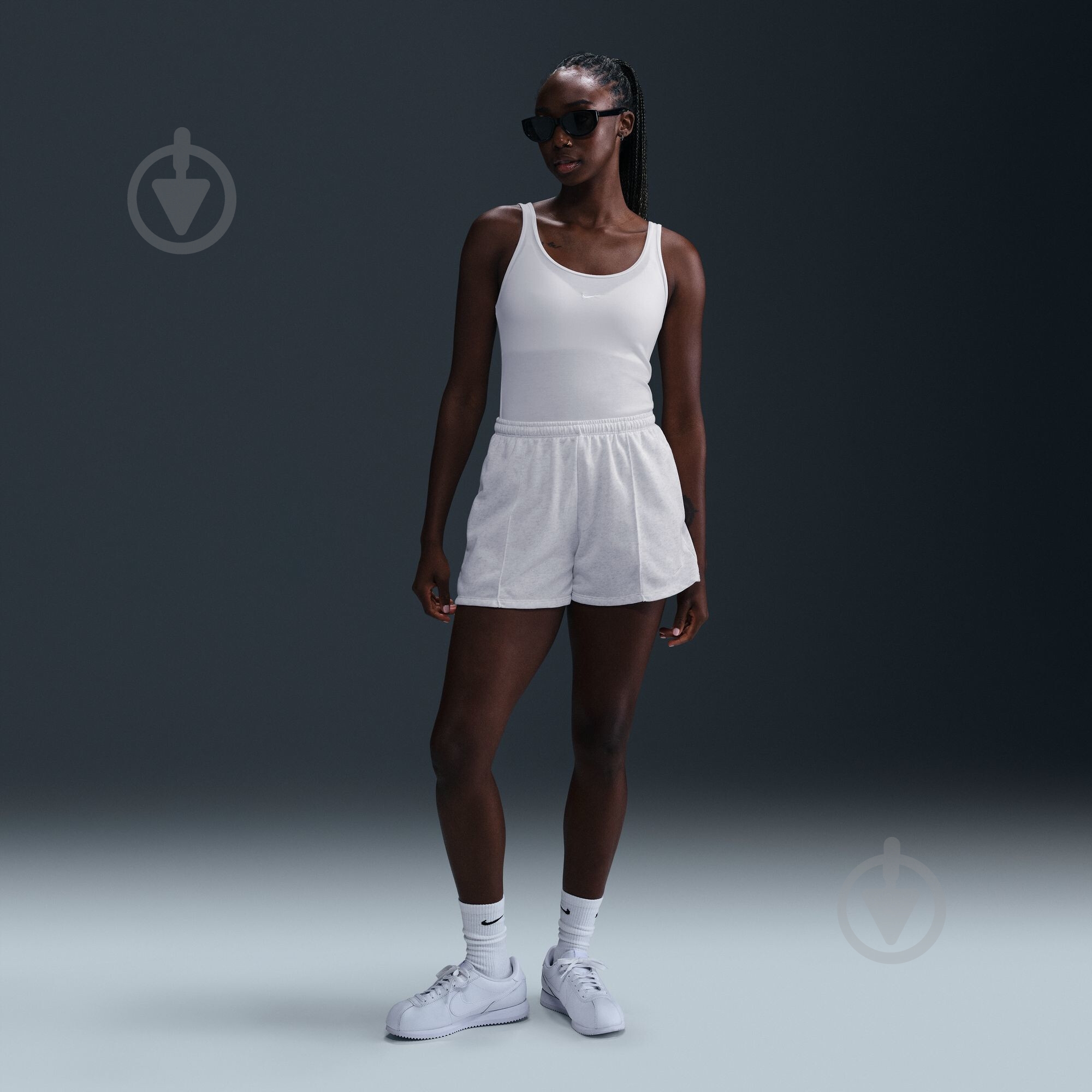 Шорты Nike W NSW NK CHLL FT MR 4IN SHORT HF6940-051 р. XS белый - фото 8 Шорты Nike W NSW NK CHLL FT MR 4IN SHORT HF6940-051 р. XS белый - фото 8