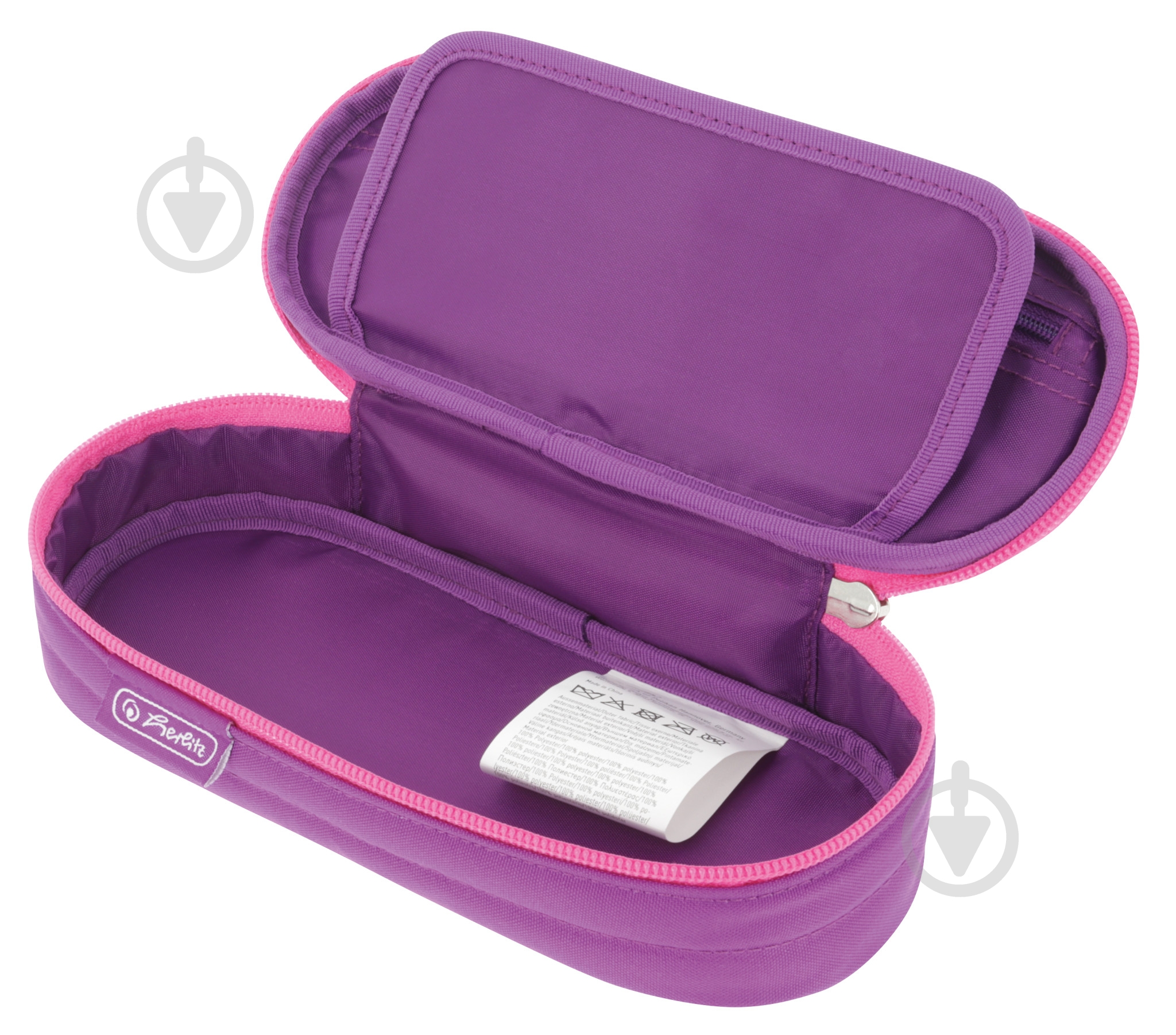 Пенал-бокс Dip Dye Purple 50046423 Herlitz сиреневый - фото 3