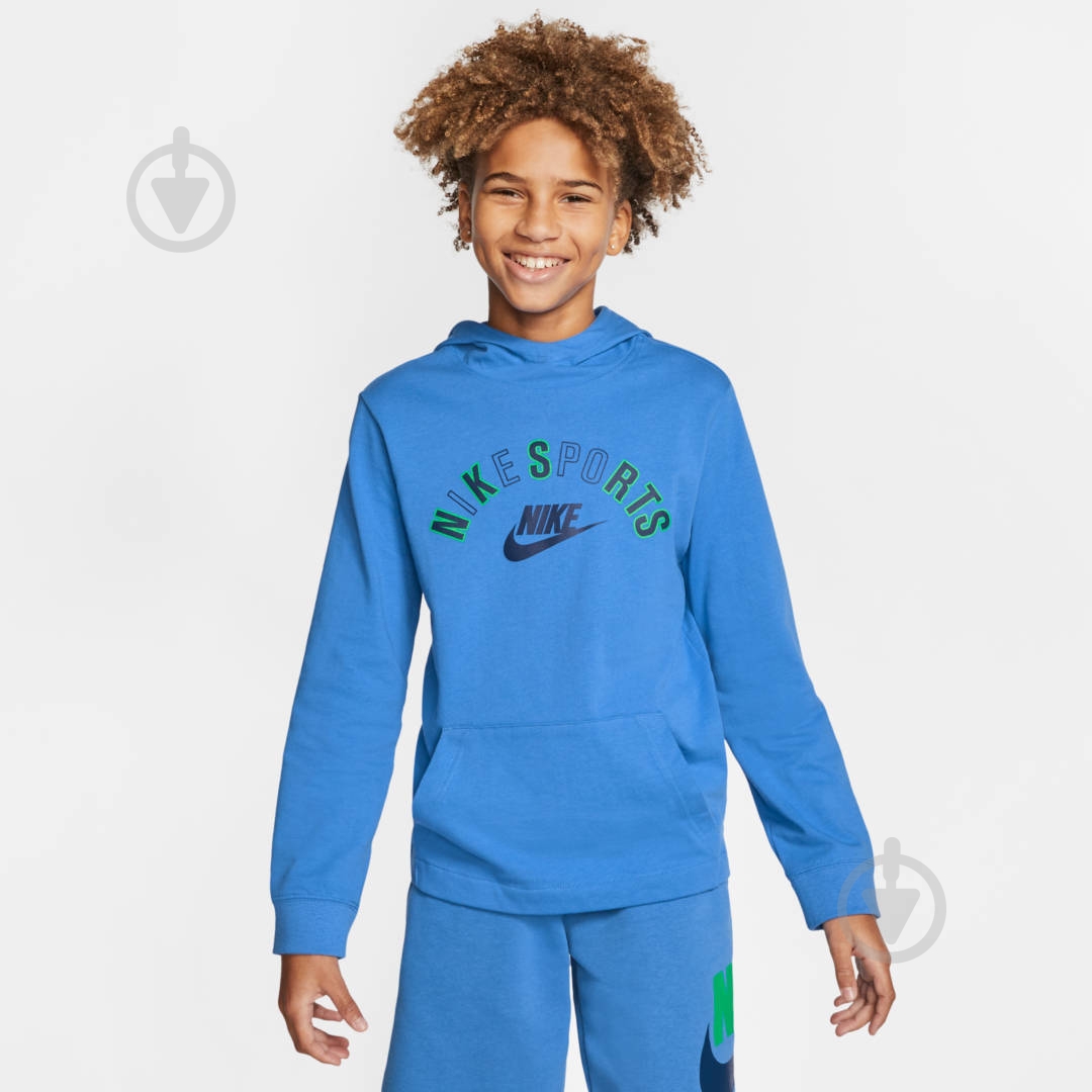 Джемпер Nike B NSW RTL GOOD JSY HD CK1336-402 р. S синий - фото 4