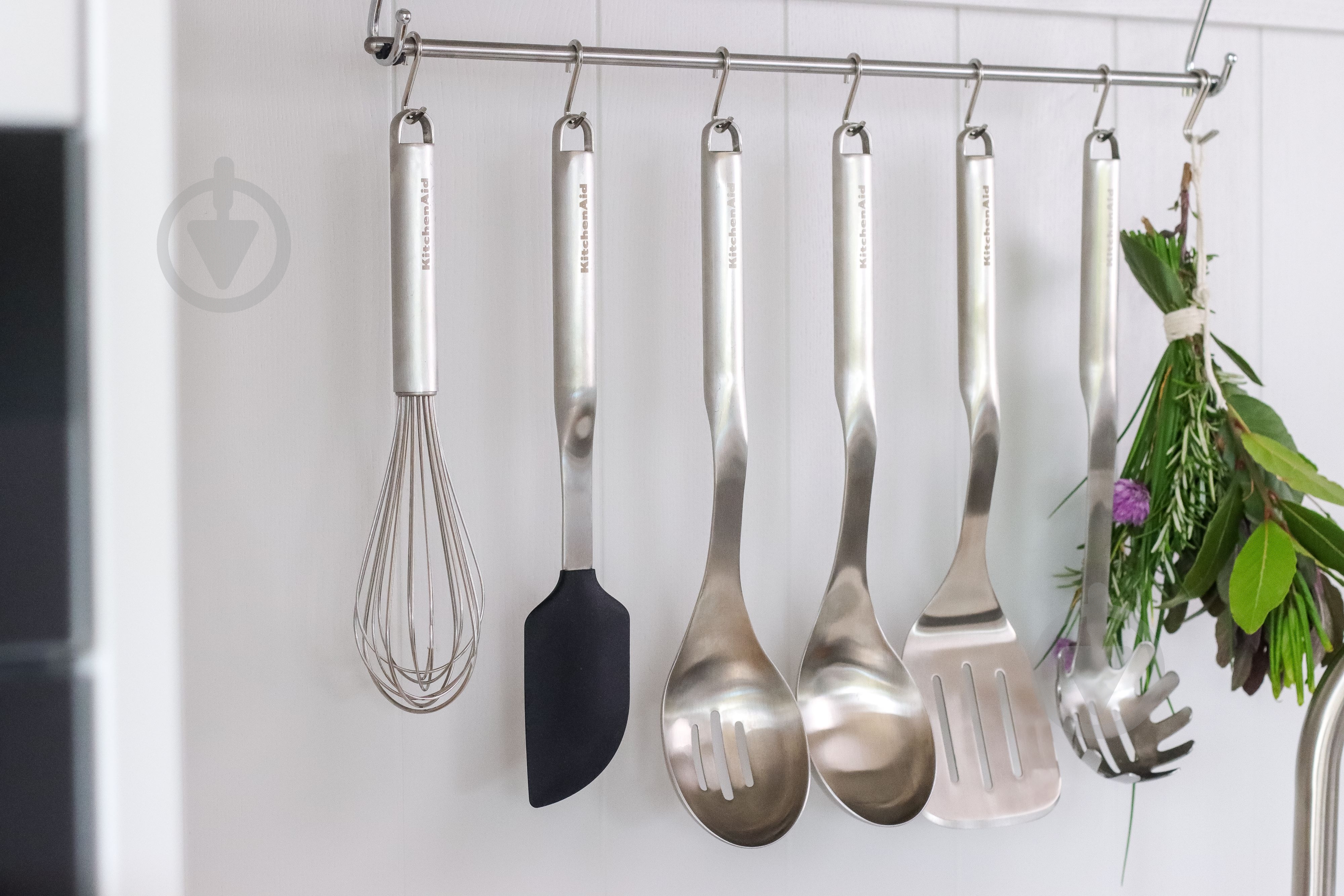 Лопатка для тіста KitchenAid Premium, 31,4 см, чорний (KMG031OHOB) - фото 8