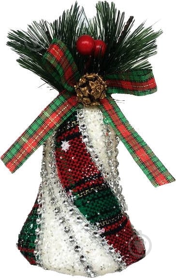 Подвеска Колокольчик с декором 7,5 см - фото 1