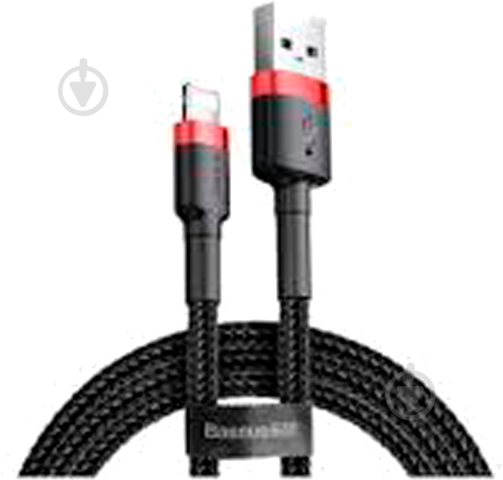 Дата-кабель BASEUS USB 2.0 AM - Lightning 1 м черный (CALKLF-B19) - фото 4 Дата-кабель BASEUS USB 2.0 AM - Lightning 1 м черный (CALKLF-B19) - фото 4