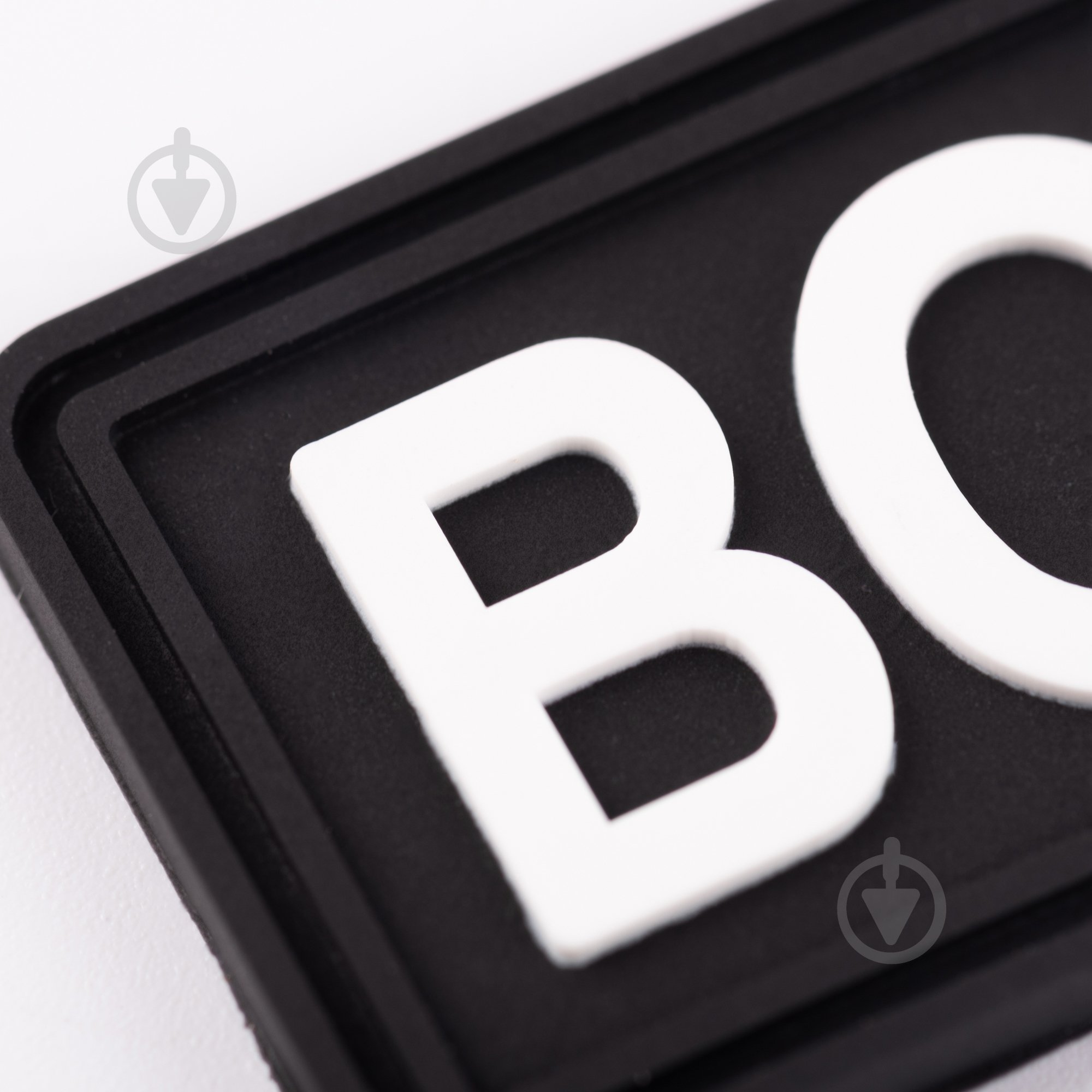 Патчи Brand Element ПВХ (шеврон) "Волонтер" черный, 10*2,5см - фото 3