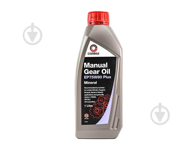 Мастило трансмісійне COMMA EP75W80 Plus 75W-80 1 л (EP75W80P1L) - фото 1 Мастило трансмісійне COMMA EP75W80 Plus 75W-80 1 л (EP75W80P1L) - фото 1