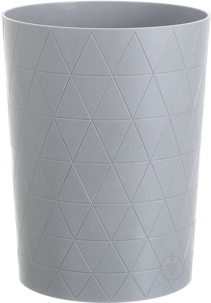 Відро для ванної Trento Piramide 3 л grey (50571) - фото 1