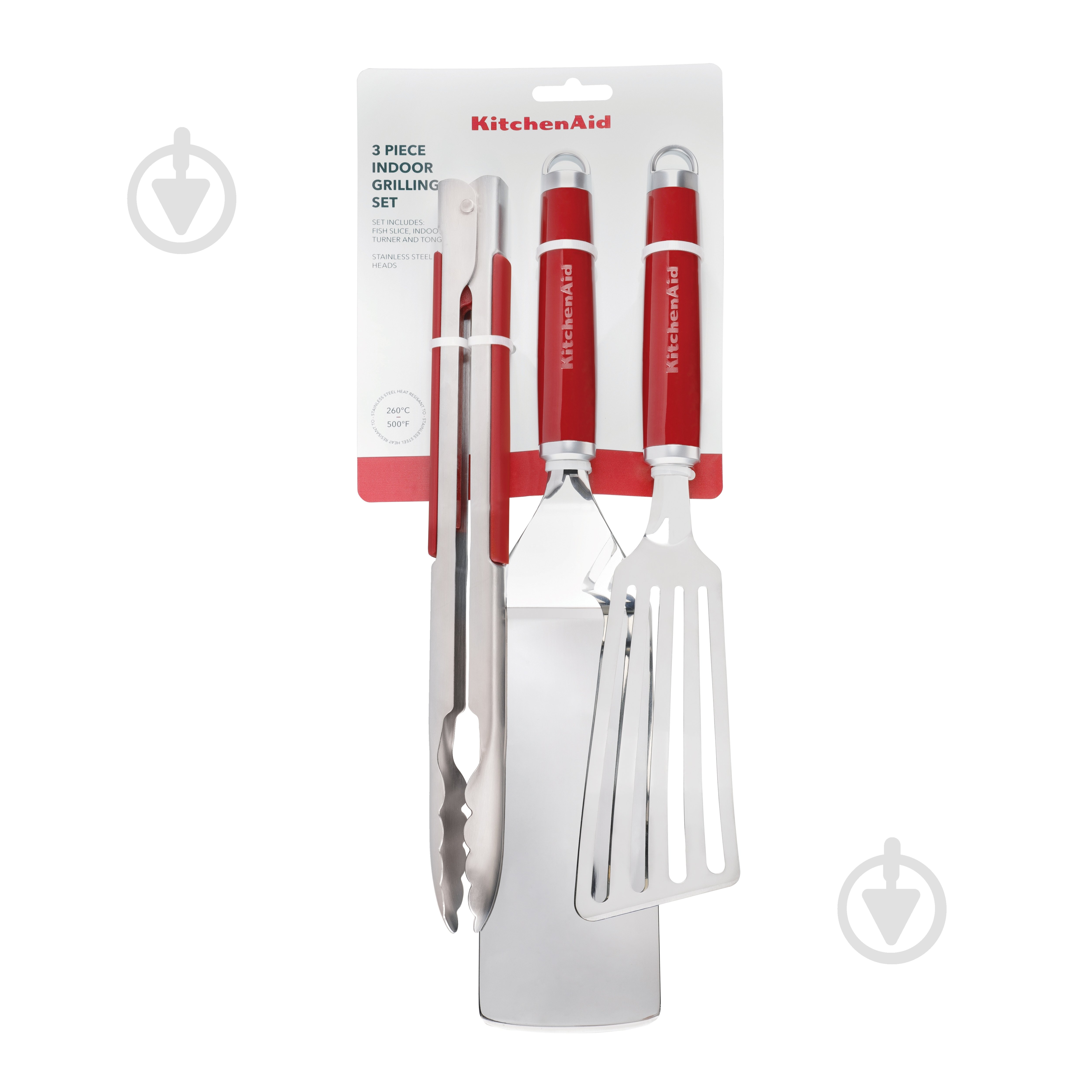Набір для барбекю KitchenAid Coreline, 3 предмета, червоний (KAG930OHERE) - фото 2