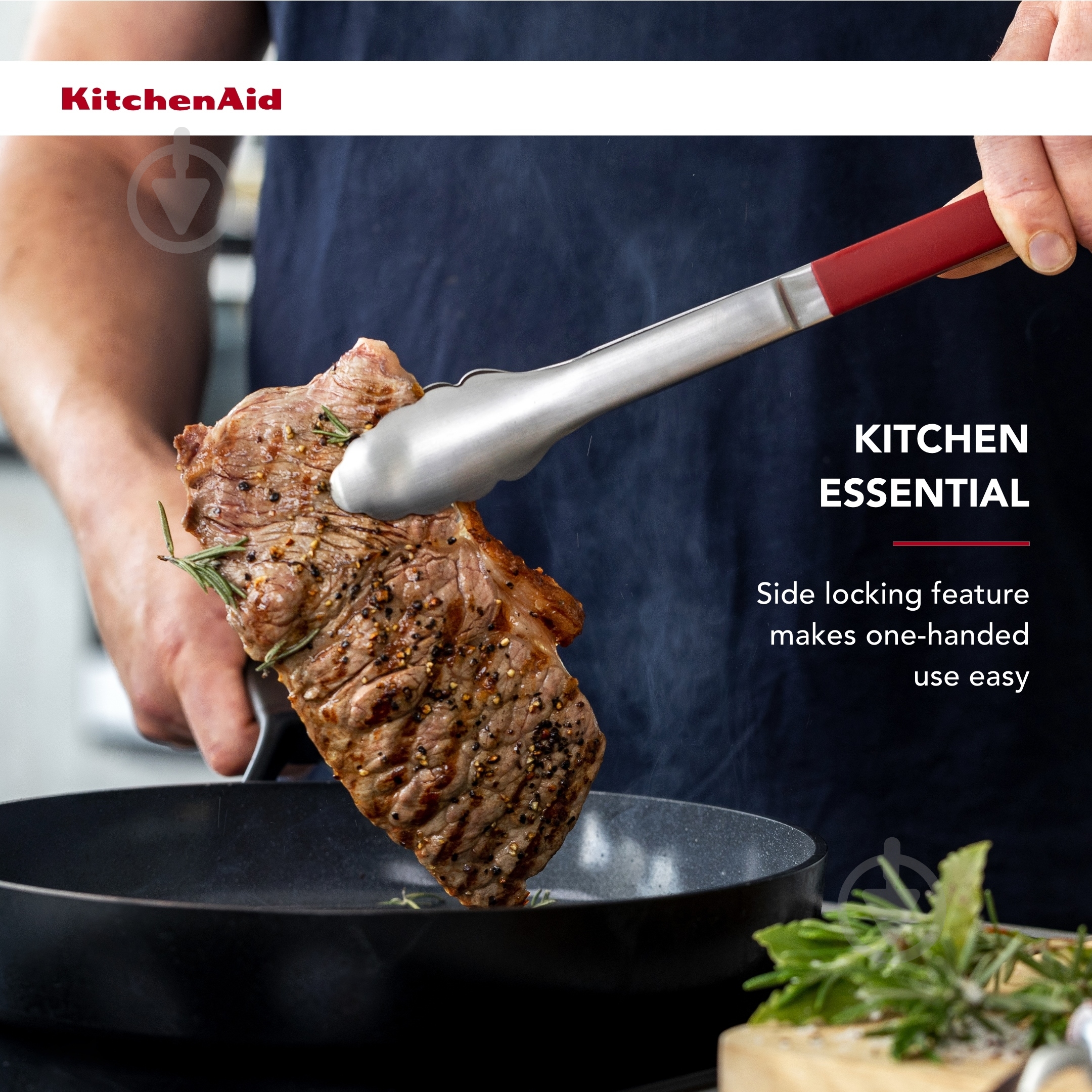 Набір для барбекю KitchenAid Coreline, 3 предмета, червоний (KAG930OHERE) - фото 9