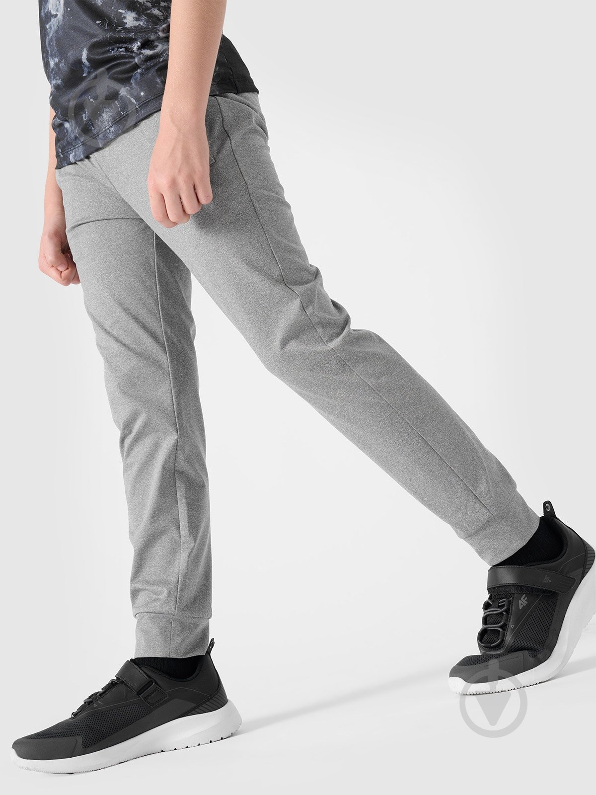 Брюки 4F TROUSERS FNK M0877 4FJWSS25TFTRM0877-27M р. 146-152 серый - фото 1