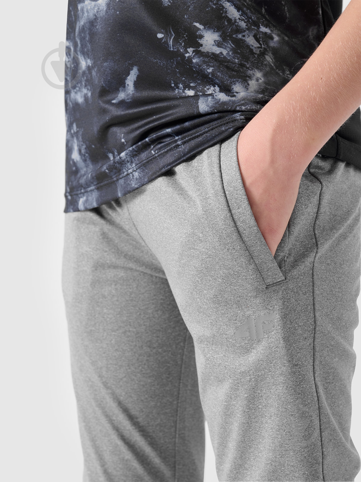 Брюки 4F TROUSERS FNK M0877 4FJWSS25TFTRM0877-27M р. 146-152 серый - фото 3