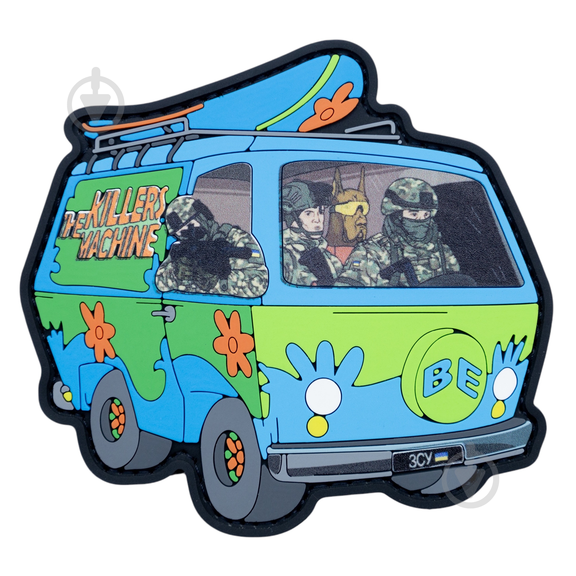 Патчи Brand Element ПВХ (шеврон) "The Killers machine", 9*7см - фото 1 Патчи Brand Element ПВХ (шеврон) "The Killers machine", 9*7см - фото 1