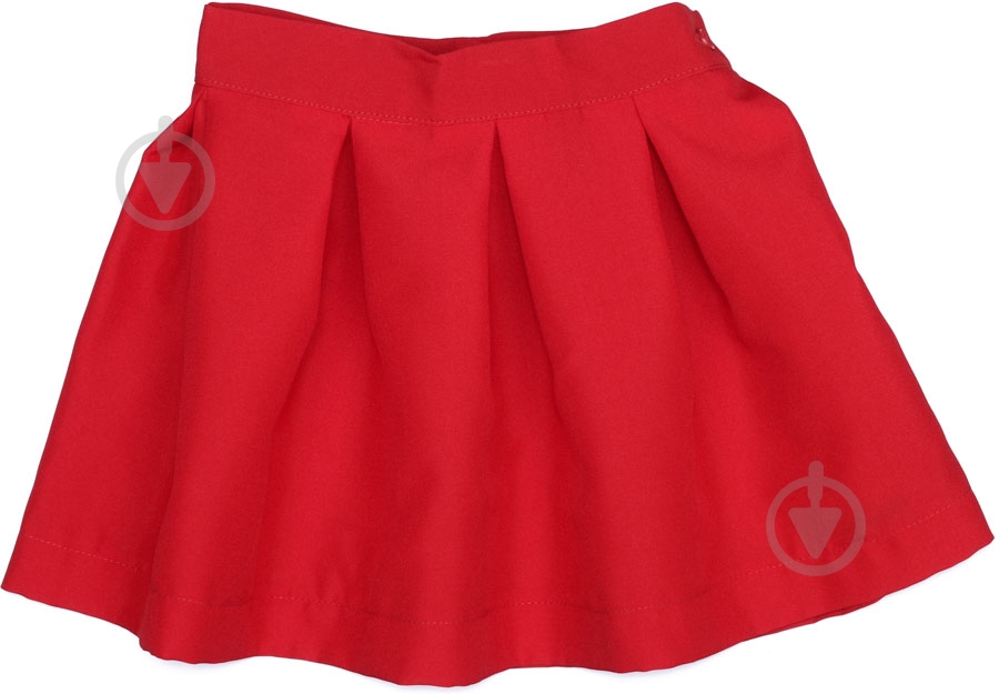 Спідниця для дівчаток в складку Україна р.122-128 червоний С012Д - фото 1 Спідниця для дівчаток в складку Україна р.122-128 червоний С012Д - фото 1