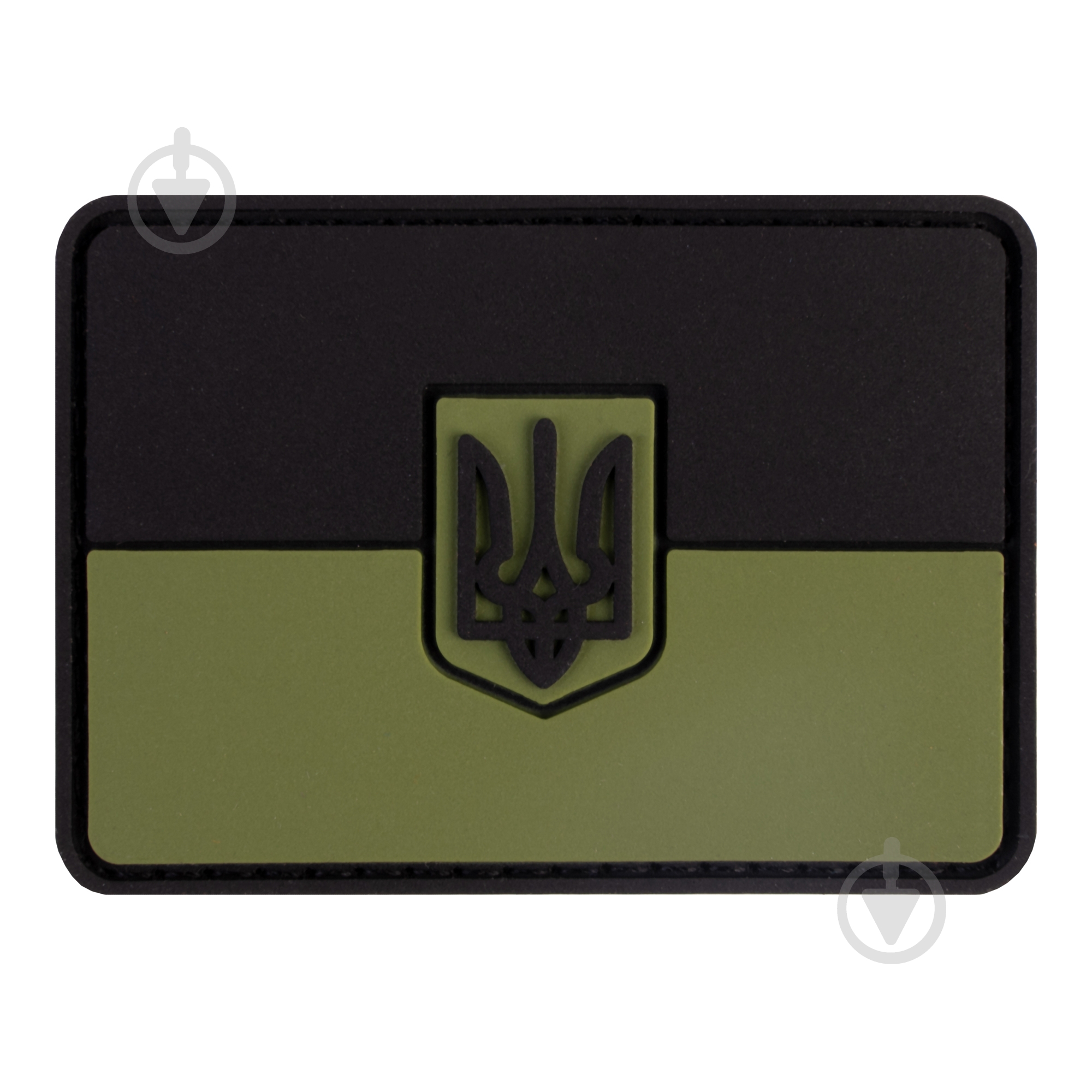 Патчи Brand Element ПВХ (шеврон) "Флаг" олива, 5,8*4см - фото 1