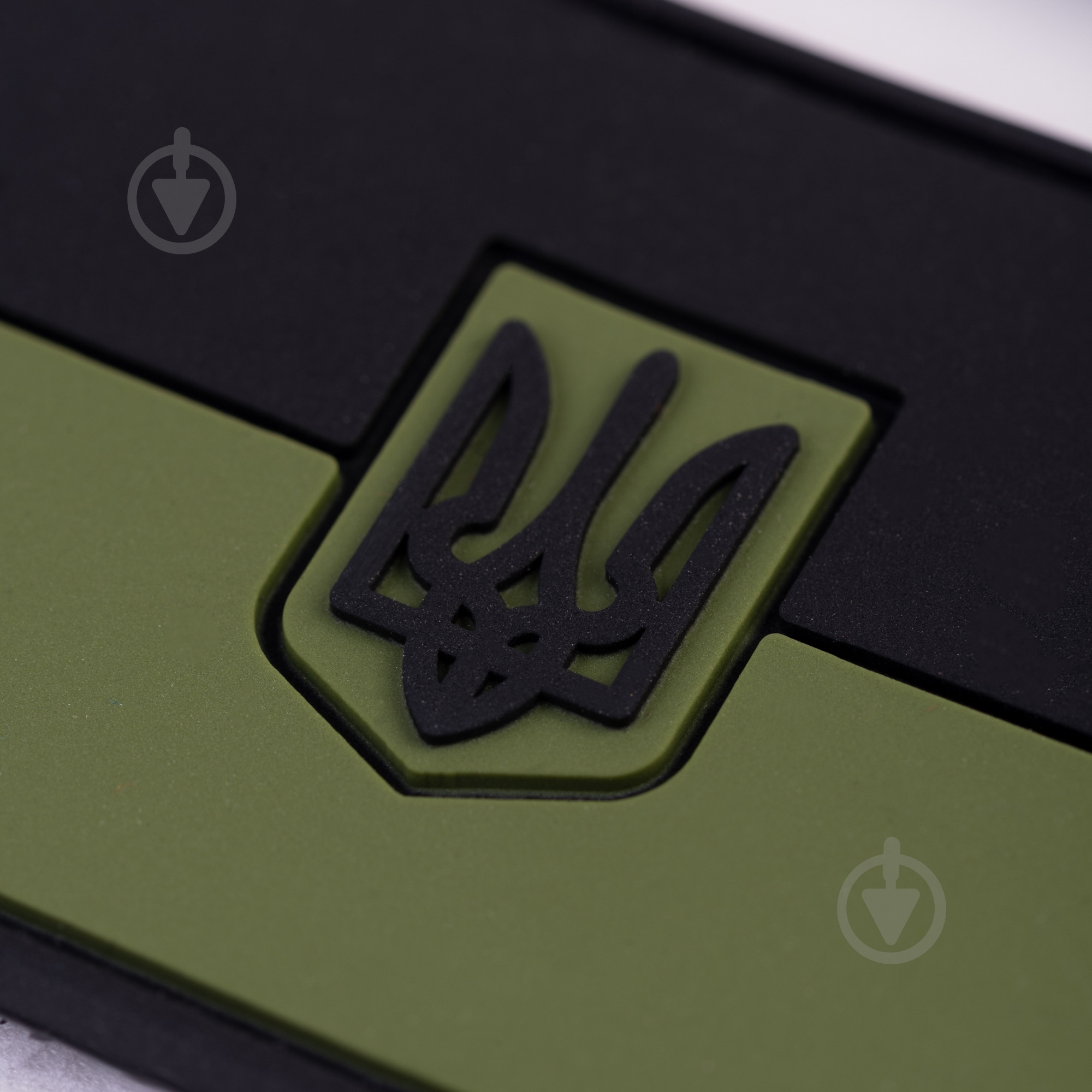 Патчи Brand Element ПВХ (шеврон) "Флаг" олива, 5,8*4см - фото 3