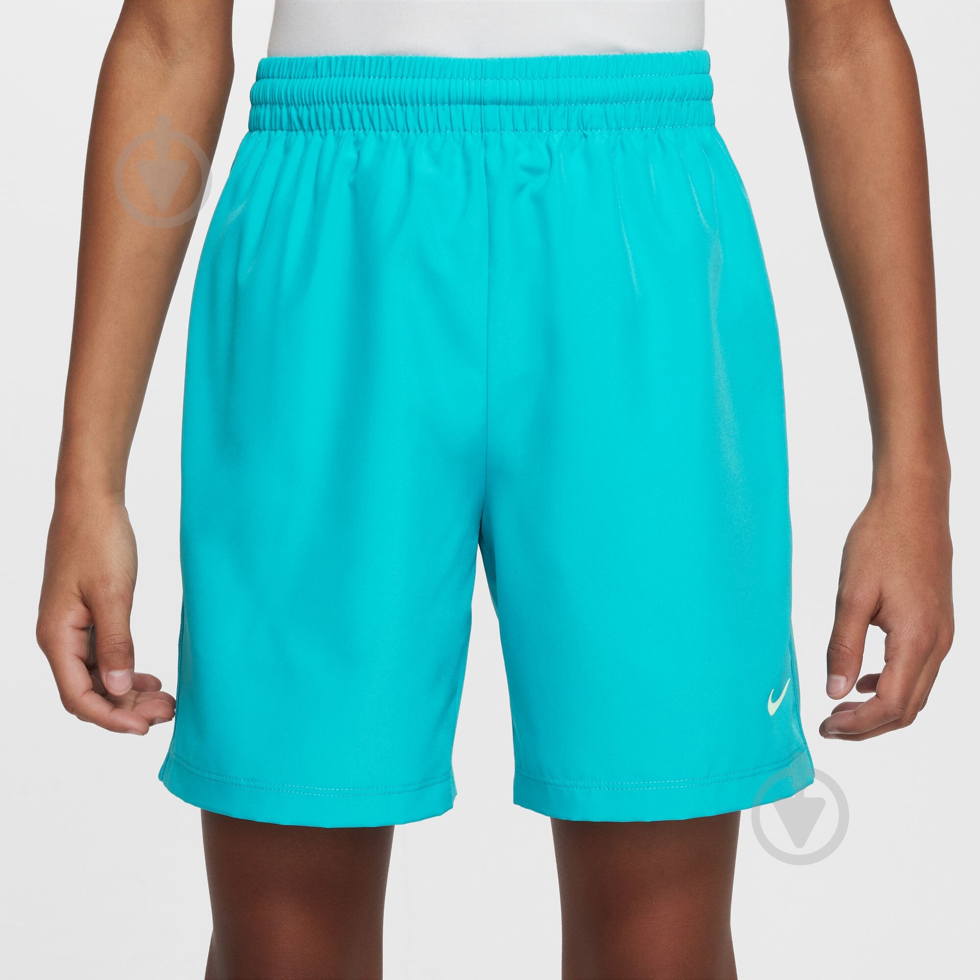 Шорты Nike B NK DF MULTI WVN SHORT DX5382-345 р. L бирюзовый - фото 3 Шорты Nike B NK DF MULTI WVN SHORT DX5382-345 р. L бирюзовый - фото 3