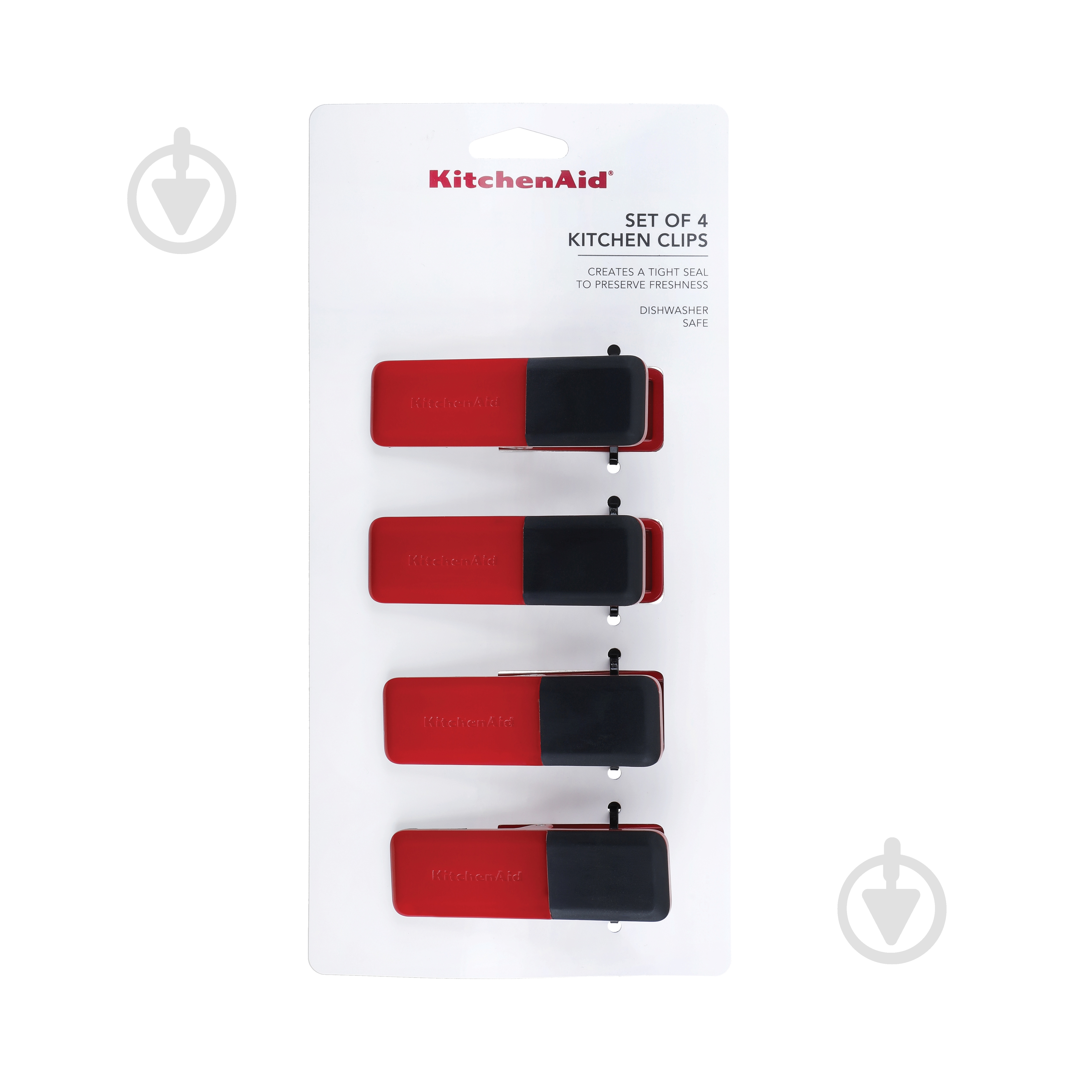 Комплект клипс KitchenAid Universal, 4 шт, красный (KQG325OHERE) - фото 3