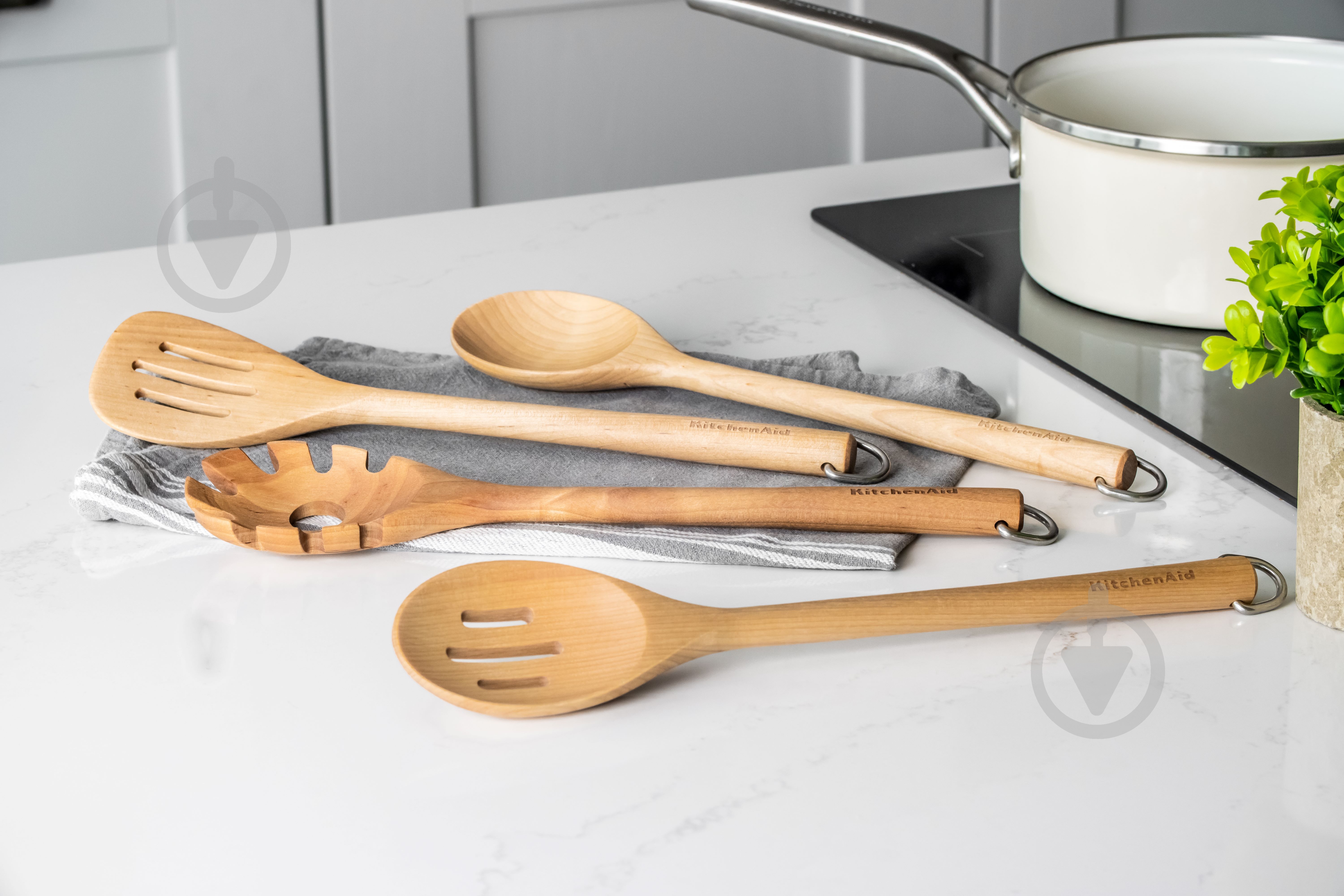 Набор кухонных приборов KitchenAid Coreline, 4 предмета, береза ​​(KQR752BXE) - фото 12