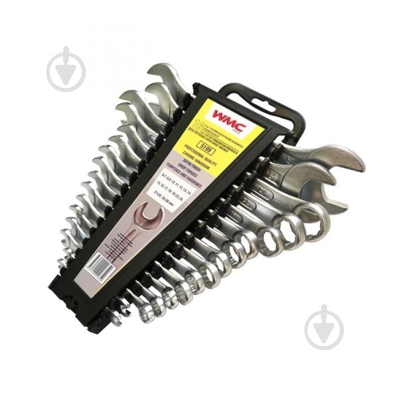 Набор ключей комбинированных WMC TOOLS 5199 - фото 1