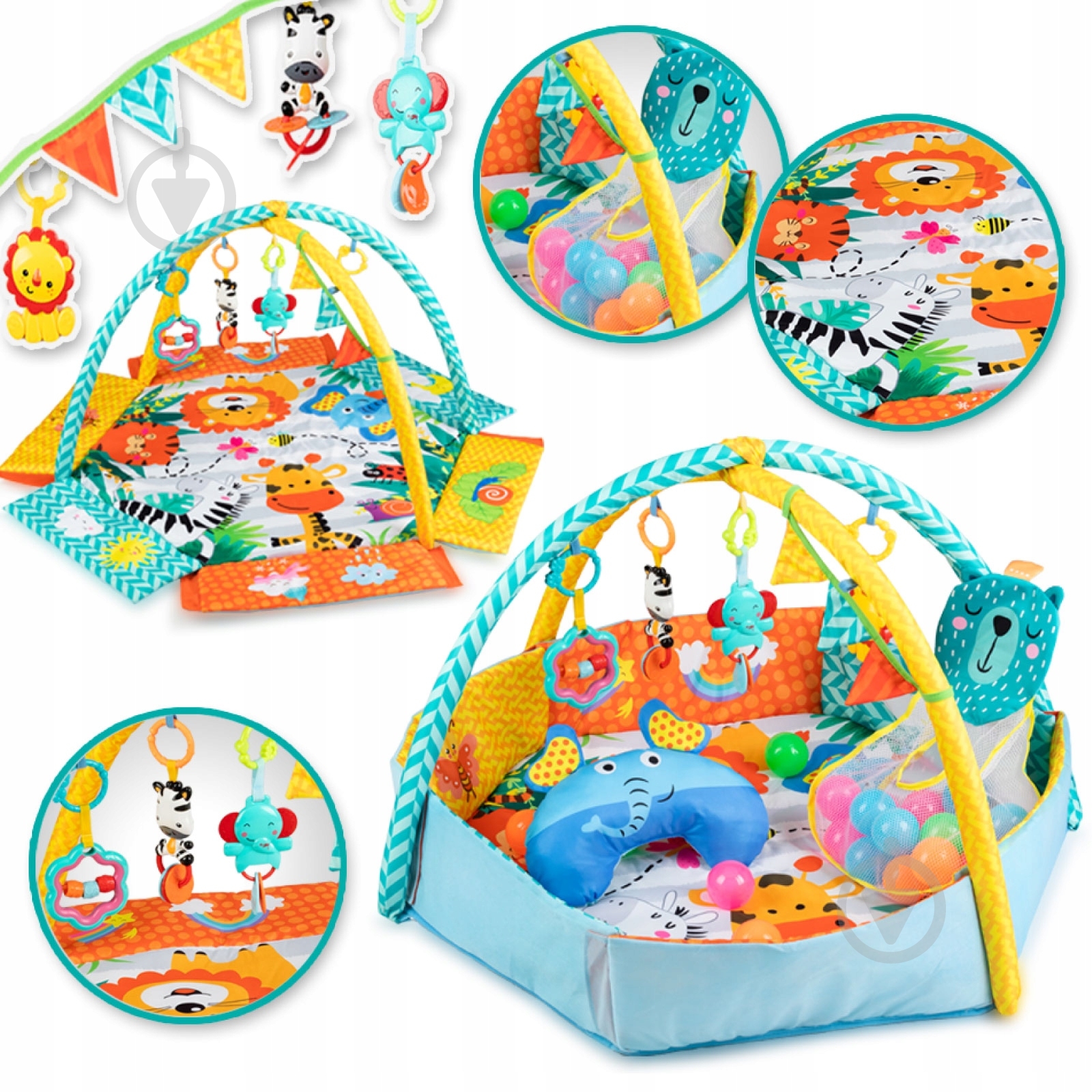 Розвиваючий килимок Qkids Multi MAED00003 - фото 3