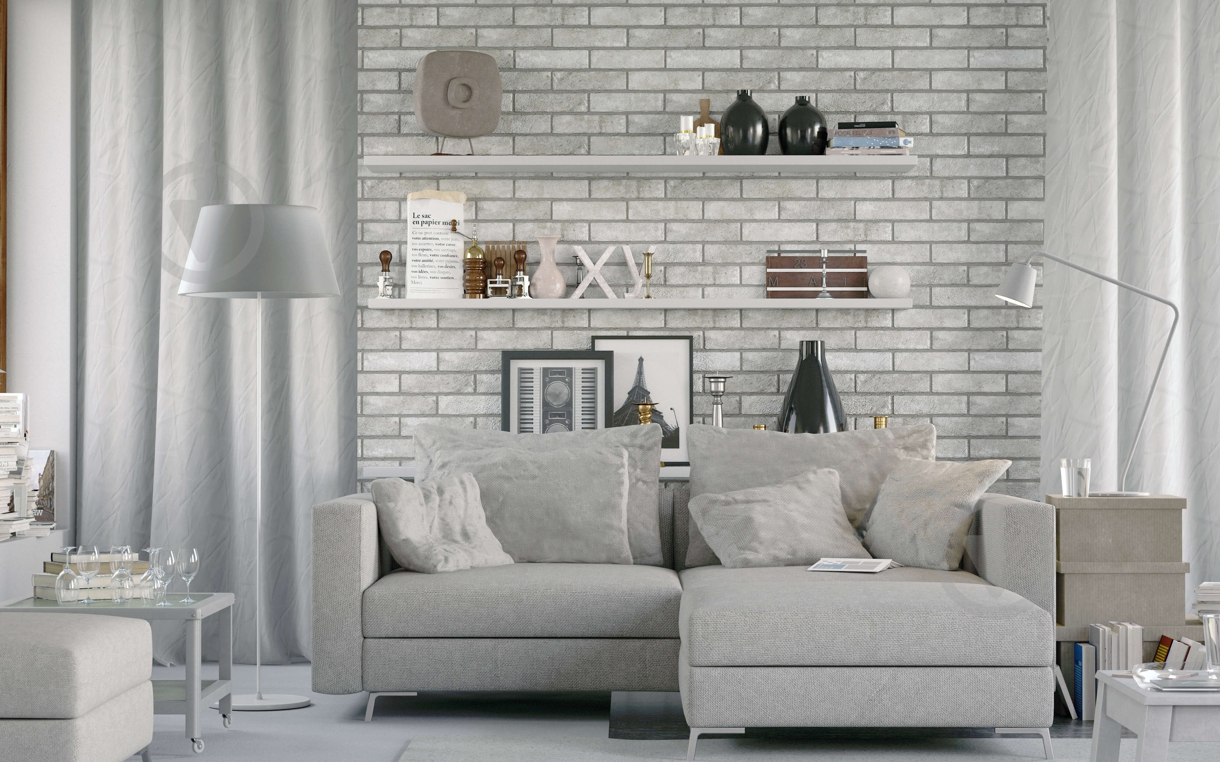 Плитка Golden Tile Brickstyle London smoke 30В010 25x6 см - фото 3
