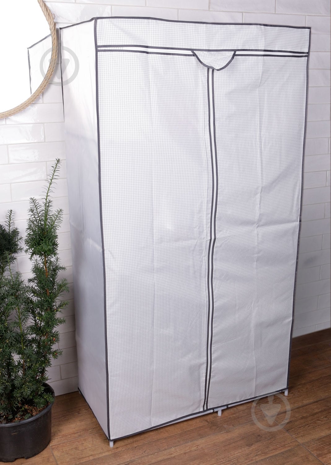 Тканинна шафа Kare 1600х880х450 мм білий - фото 2 Тканинна шафа Kare 1600х880х450 мм білий - фото 2